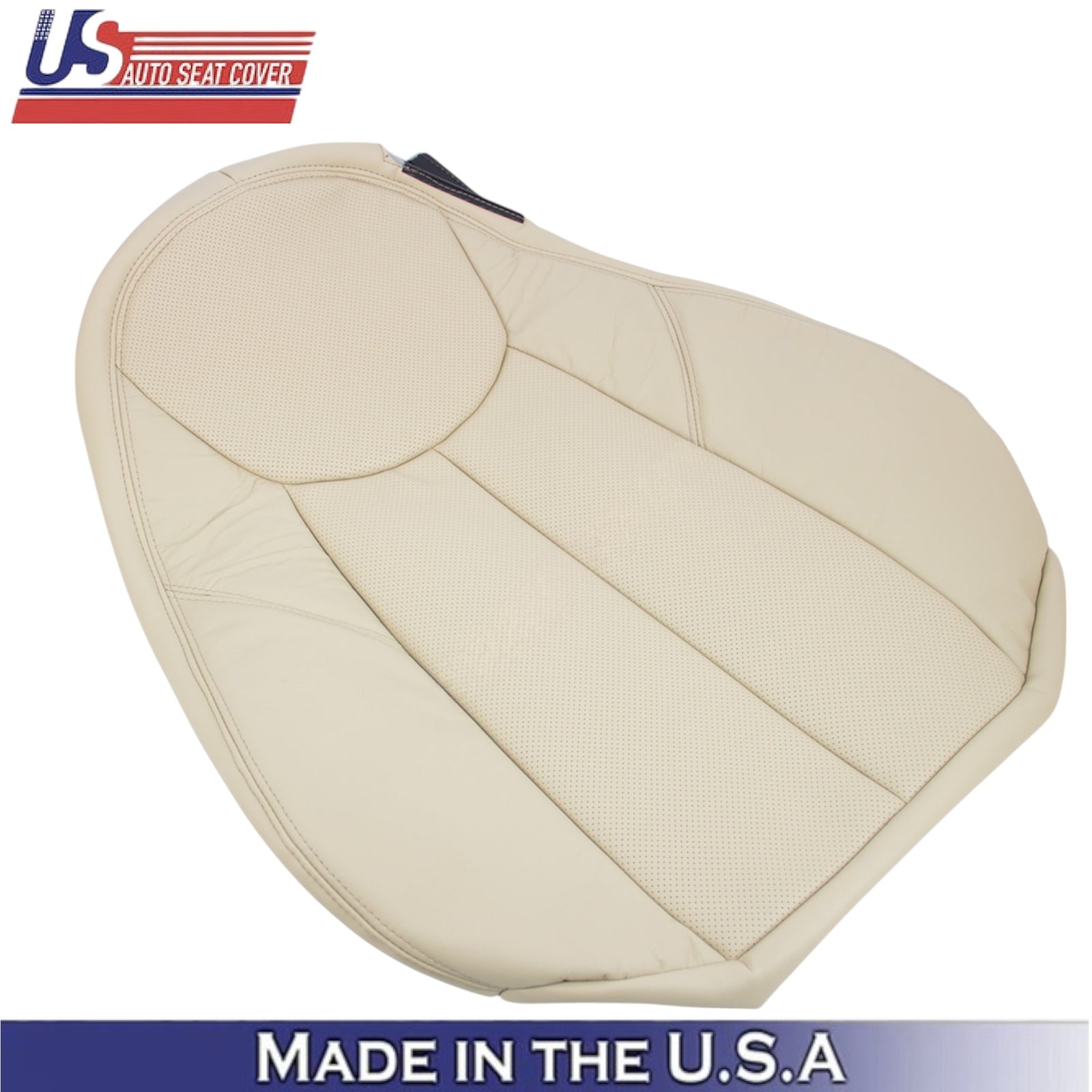 2003-2007 for Mercedes Benz R230 SL500 Driver Seat Covers Genuine Leather Beige
