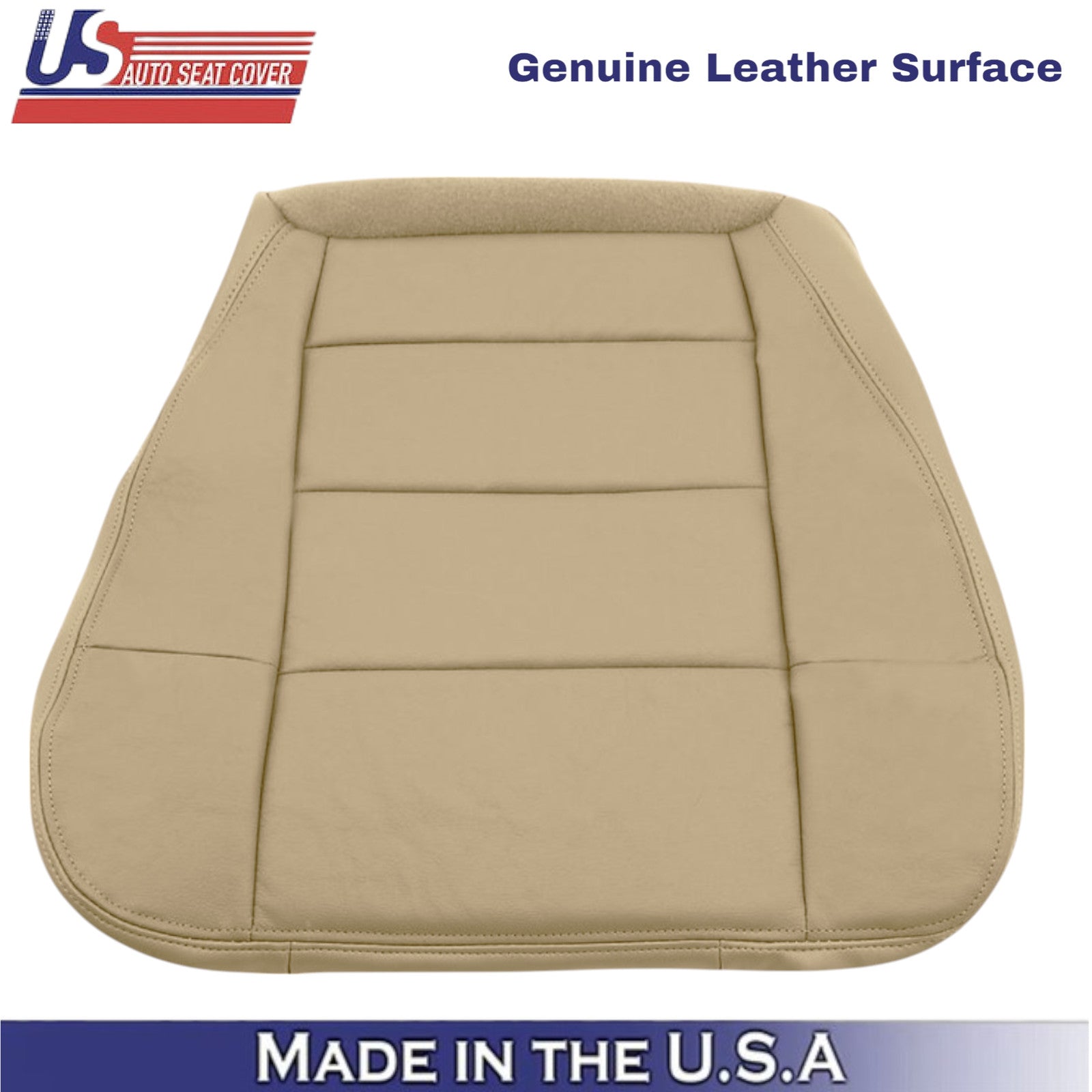 2001 to 2003 for Ford F150 Lariat leather Passenger Bottom Cover Parchment Tan