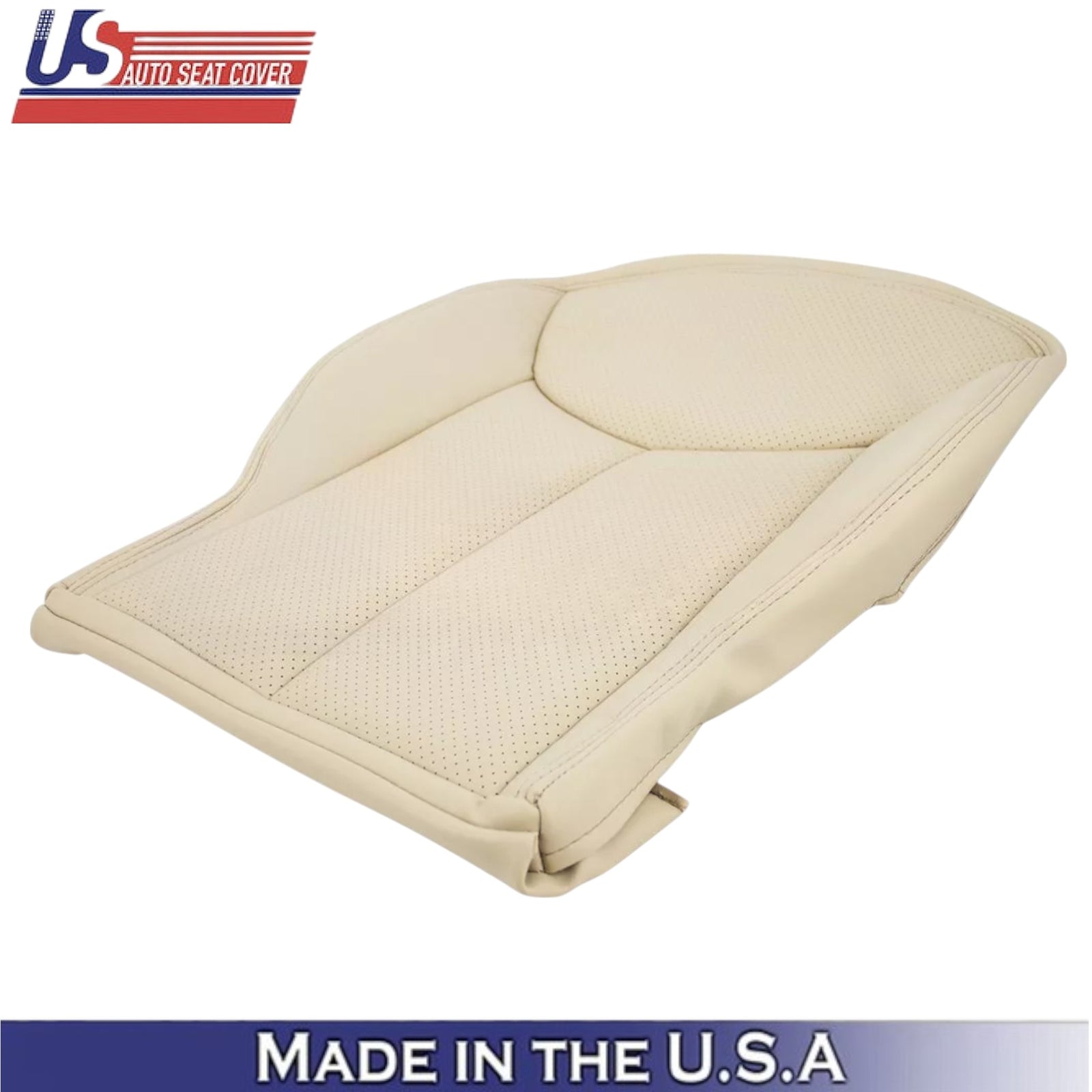 2003-2007 for Mercedes Benz R230 SL500 Driver Seat Covers Genuine Leather Beige