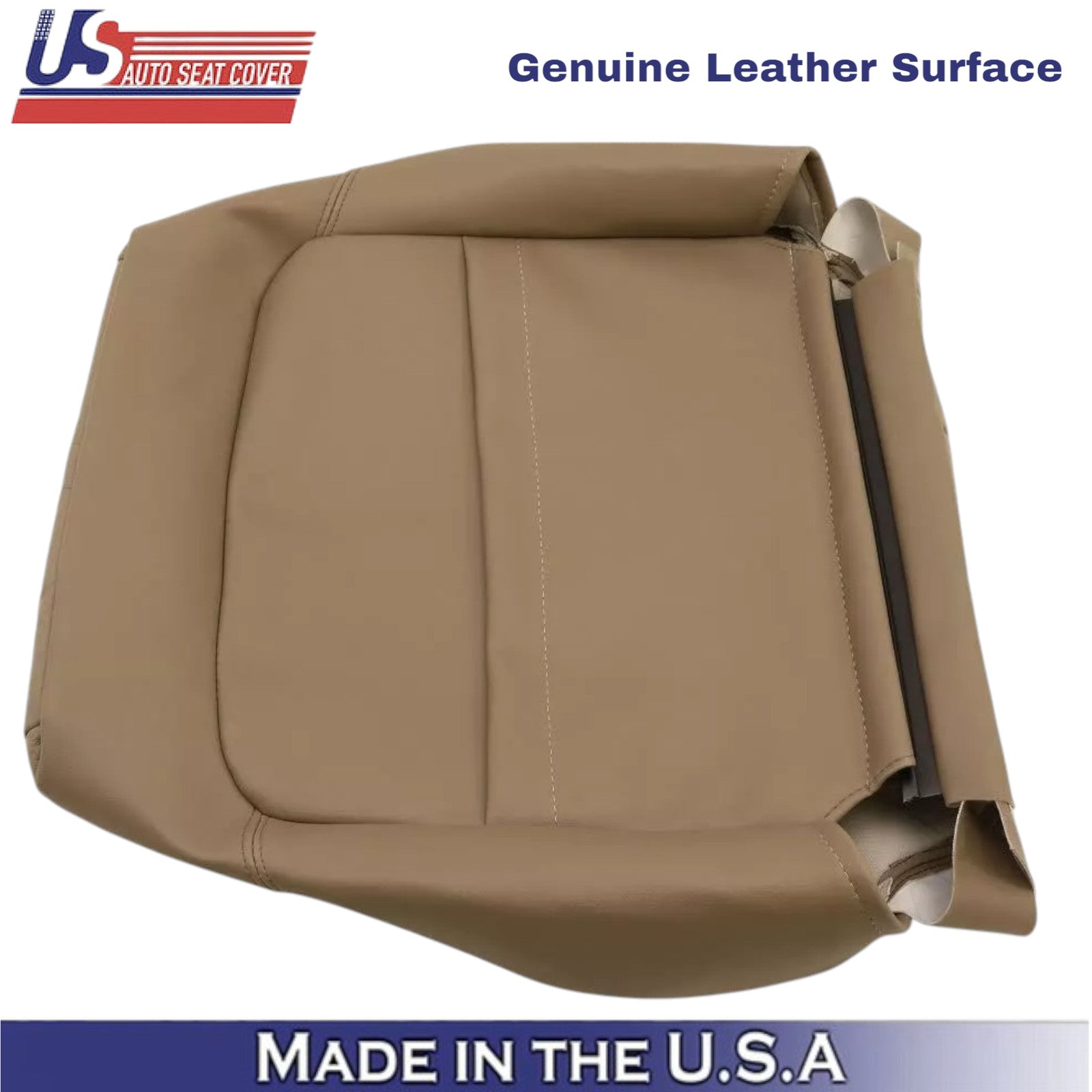 1996-2002 For Toyota 4Runner Limited Leather Driver Top Seat Cover Oak Tan