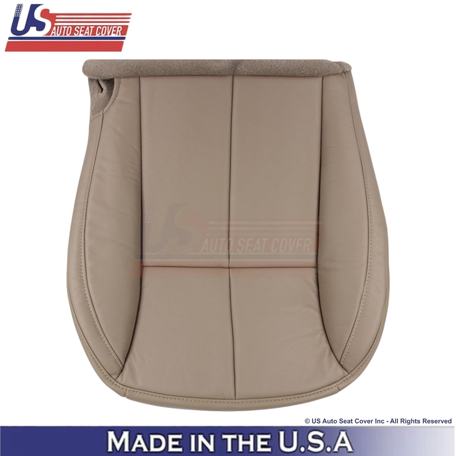 2001-2004 For Jeep Grand Cherokee Leatherette Front Seat Covers Sandstone Beige