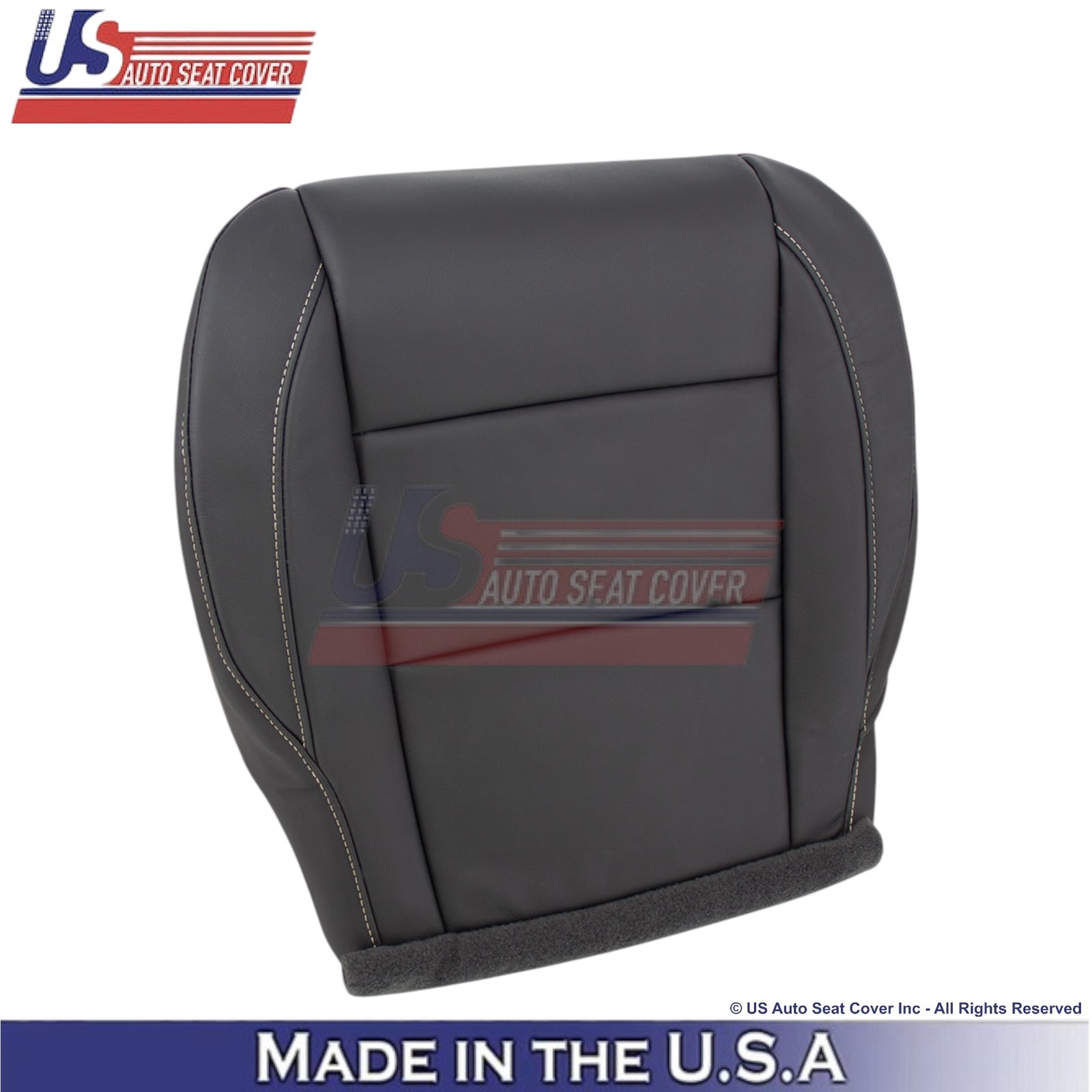 2010-2015 For Nissan Armada Platinum Genuine Leather Bottom Covers Dark Charcoal