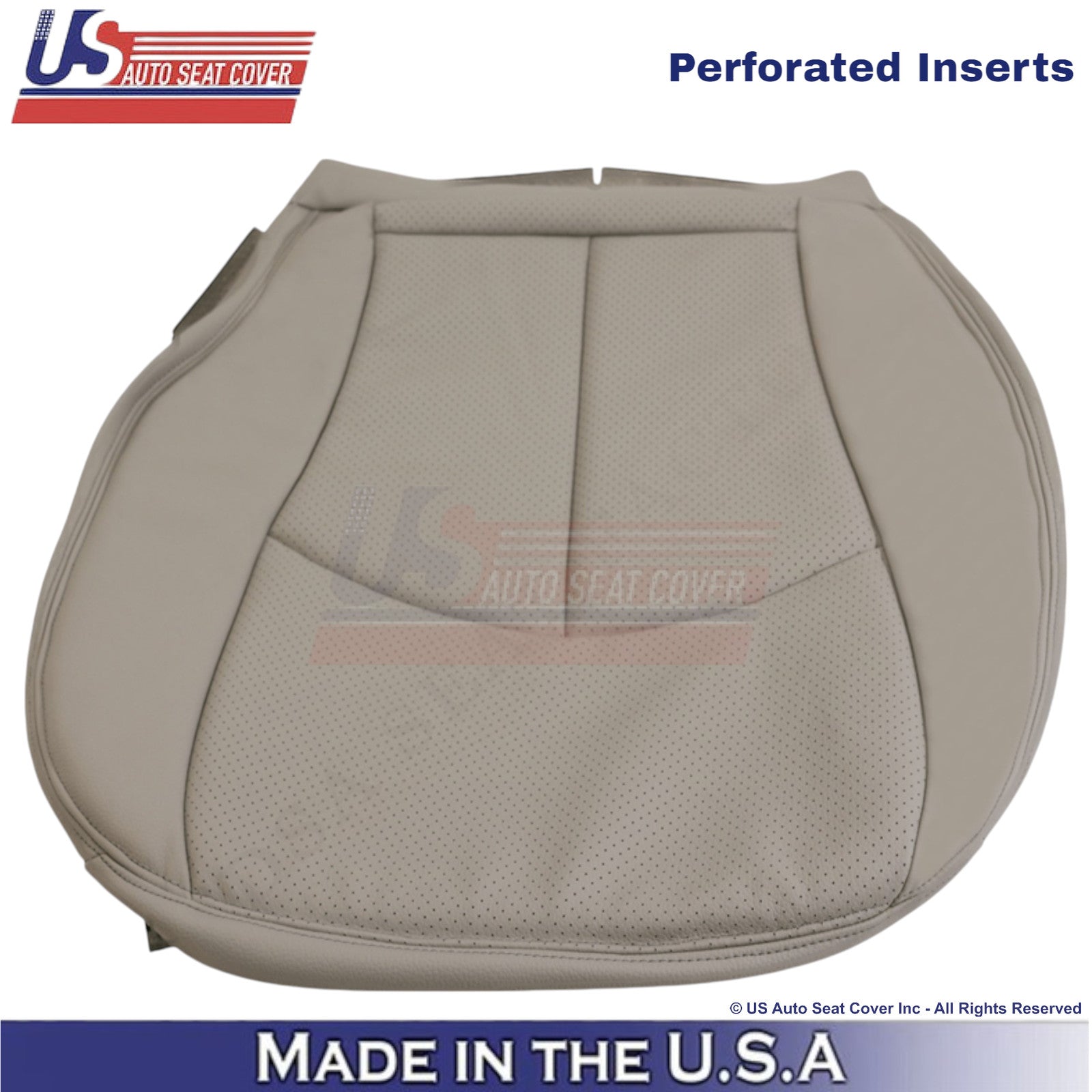 2002-2009 For Mercedes-Benz E-Class Leather Driver Bottom Replacement Cover Gray