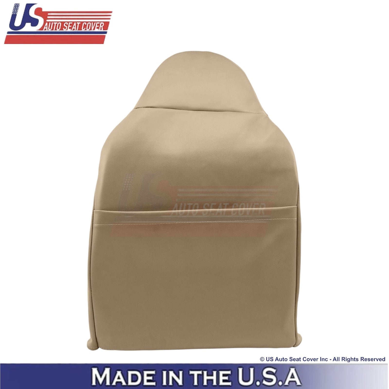 2000-2001 For Ford Excursion Leatherette Front w/Armrest Covers Medium Parchment