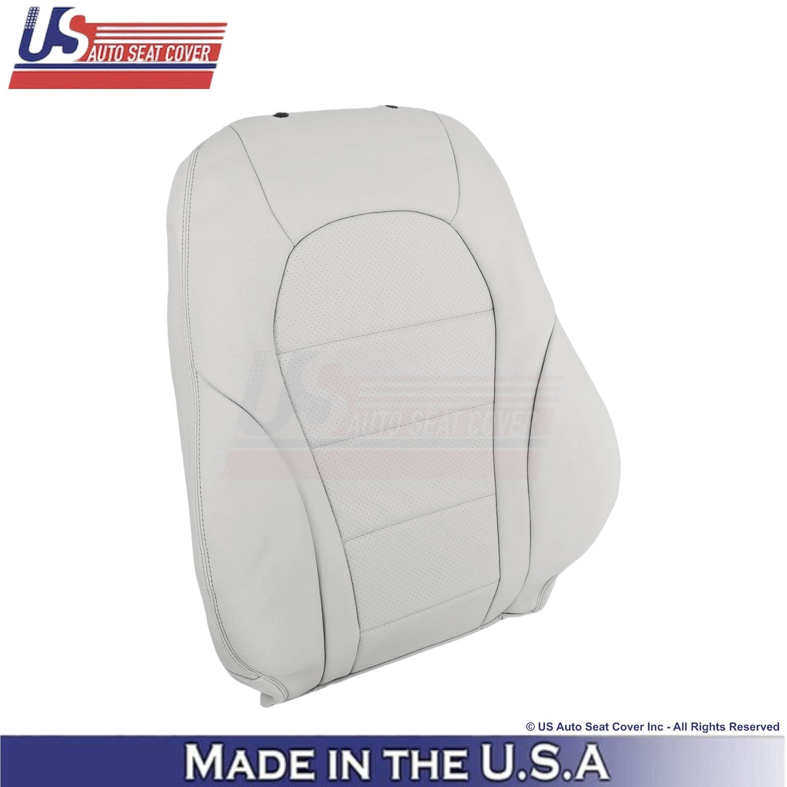 2016-2021 For Mercedes Benz GLC Class Leather Front Seat Covers Light Gray