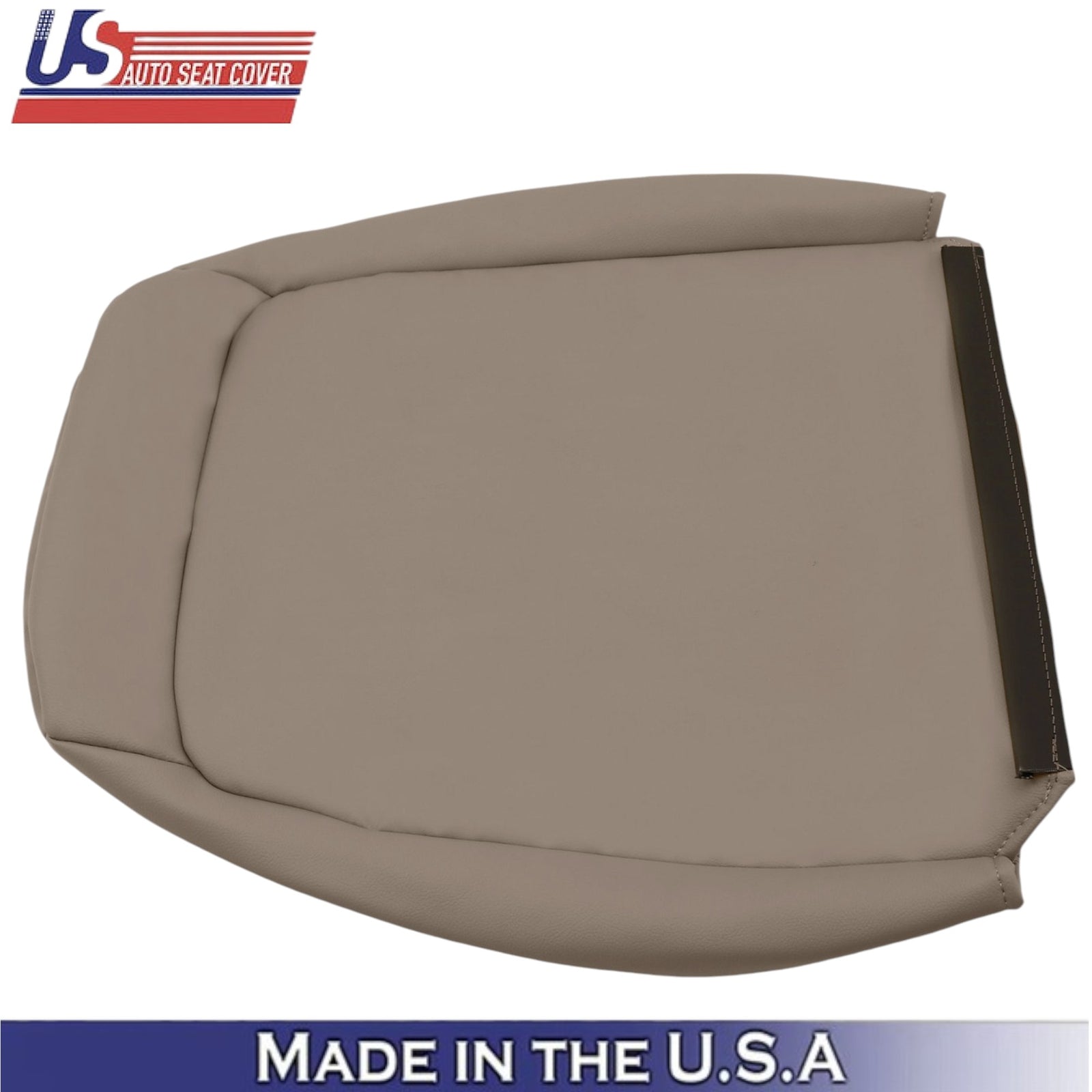 1999-2004 For Ford Mustang GT Leatherette Driver Top Seat Cover Medium Parchment