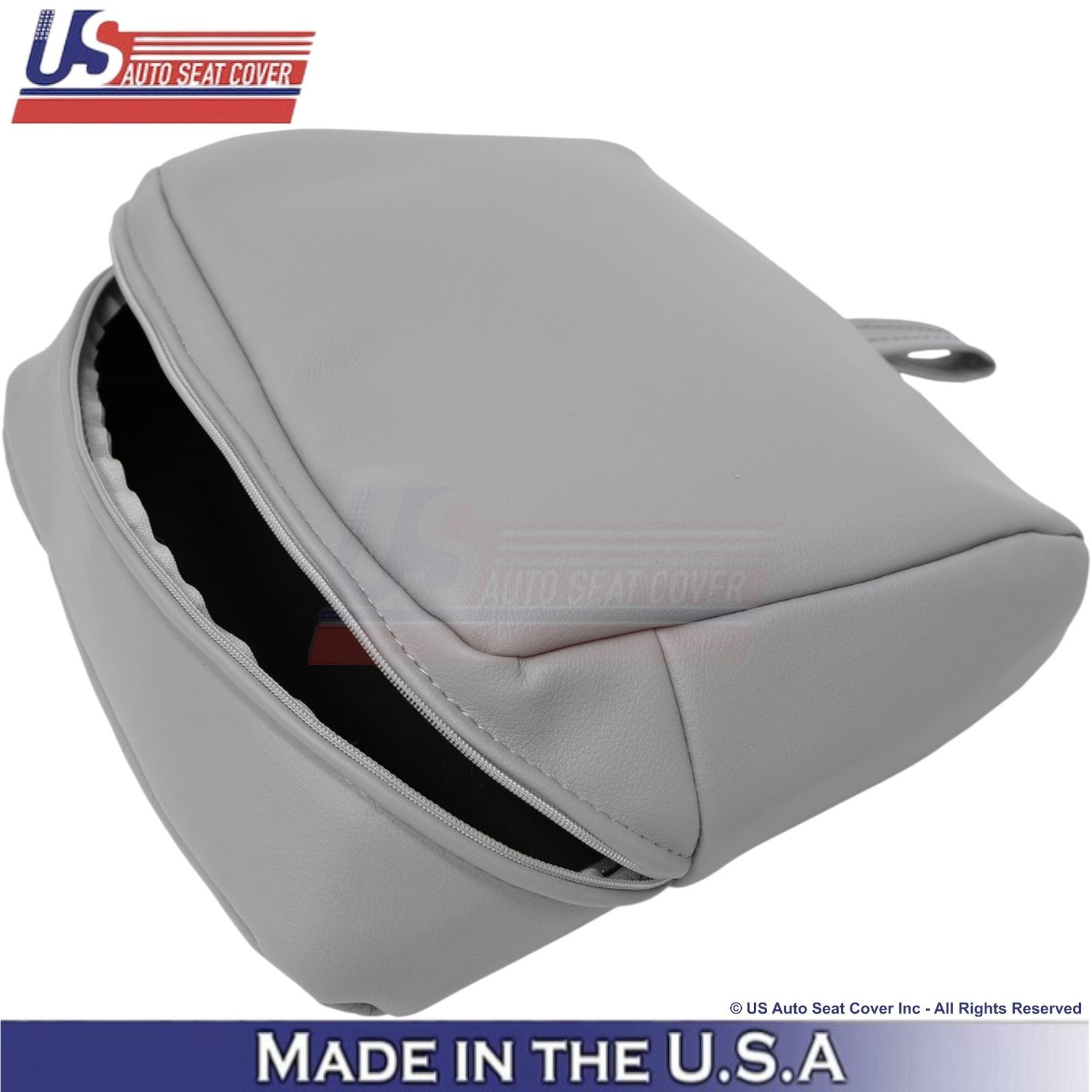 2003-2007 For Ford F250 F350 Lariat Genuine Leather Rear Bench Seat Covers Gray