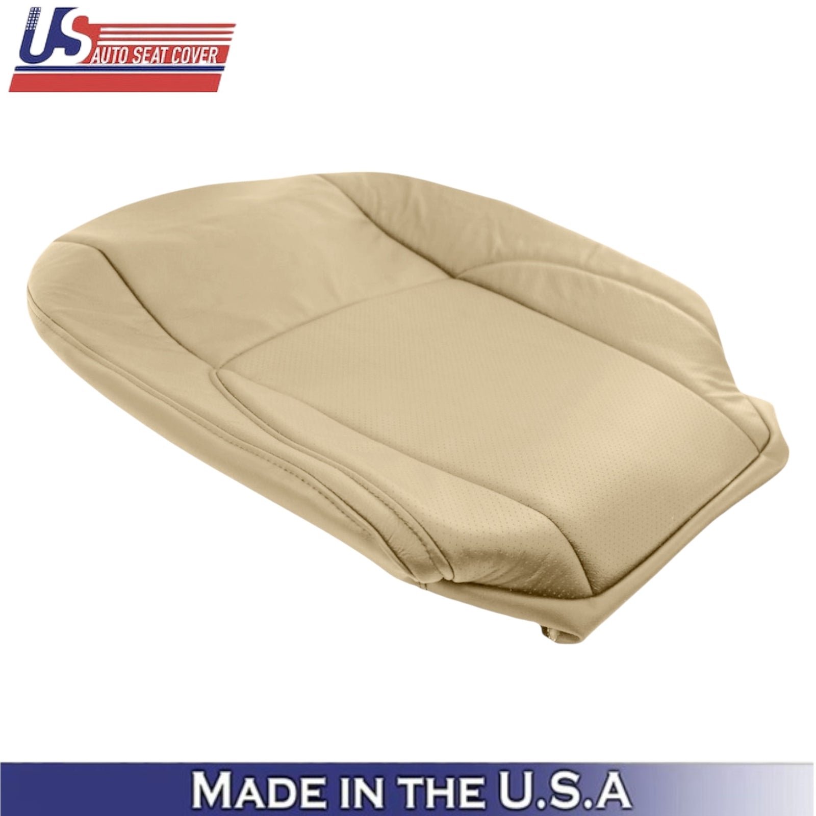 2007-2009 For Lexus ES350 Genuine Leather Driver Top Seat Cover Cashmere Tan
