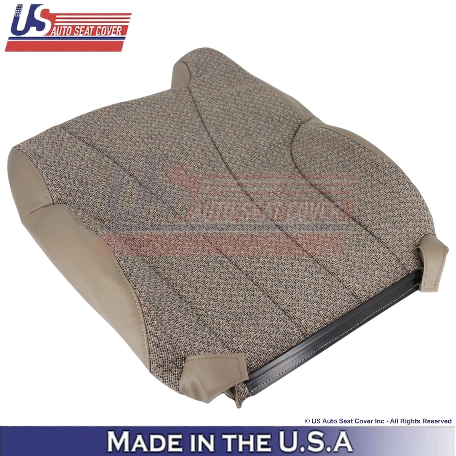 1999-2002 For Chevy Silverado 1500 Cloth Passenger Side Seat Covers Neutral Tan