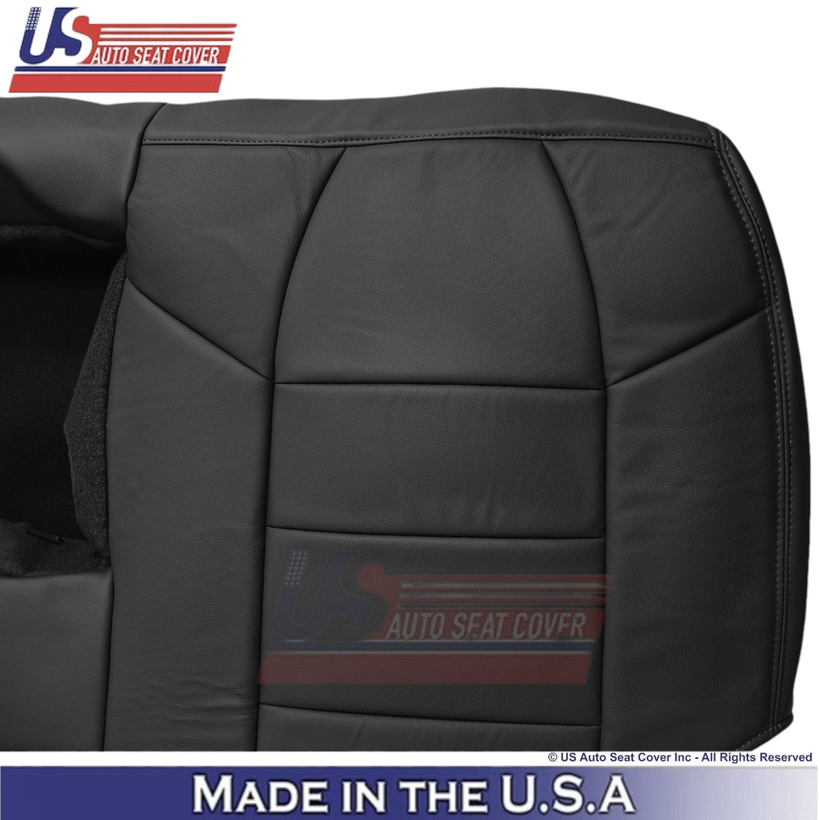2003-2004 Fits Ford F250 F350 Lariat Leather Rear Bench OEM Seat Covers Black