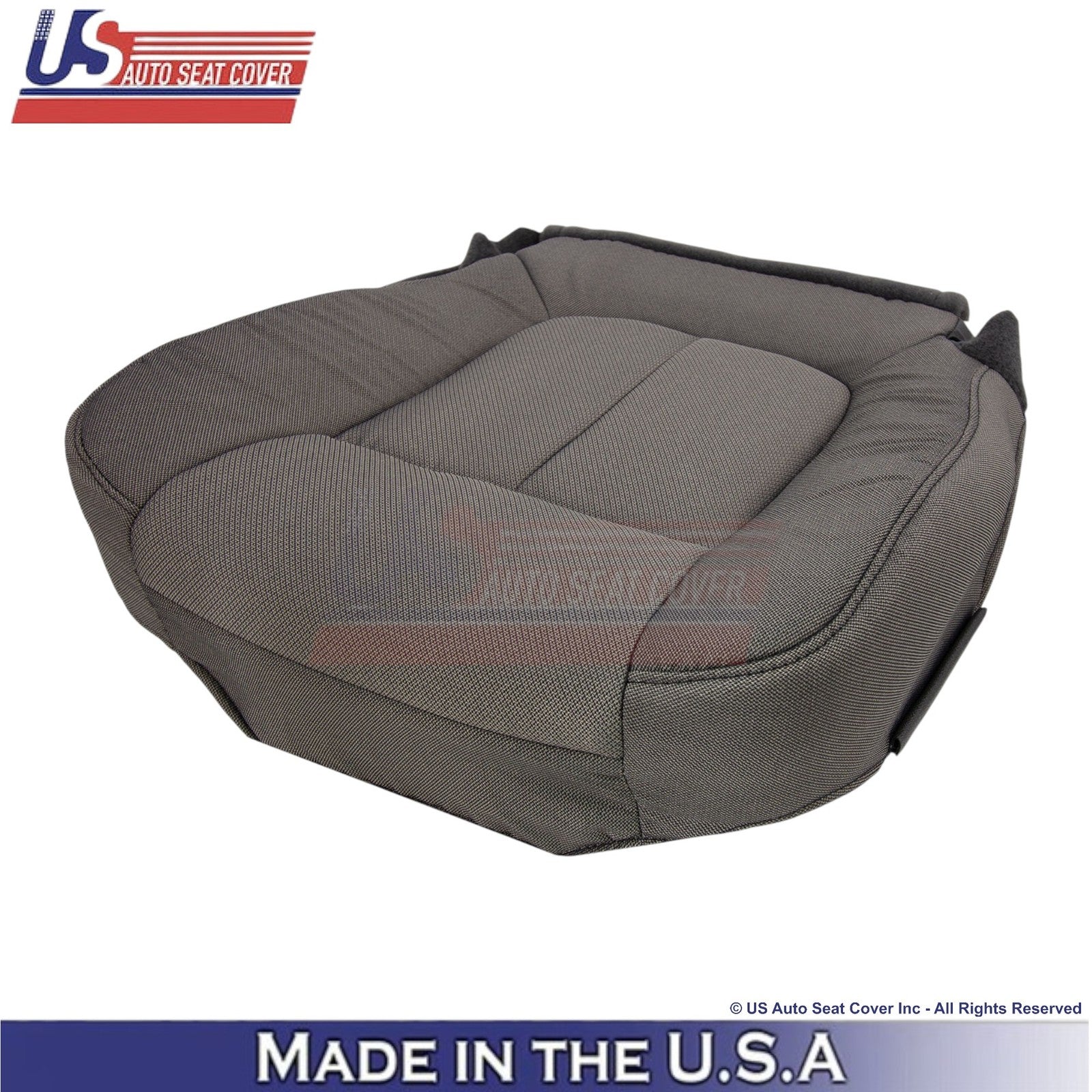 2009-2010 Fits Ford F150 Cloth Front Bottom Replacement Seat Covers Medium Stone