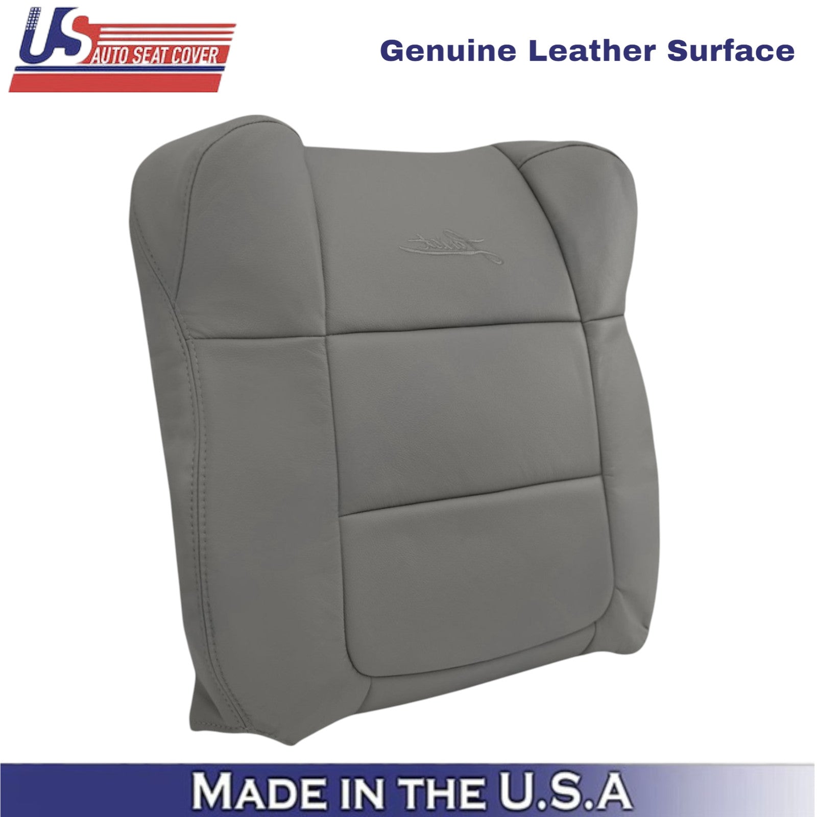 2001 to 2003 for Ford F150 Lariat leather Front Seat Covers Medium Graphite