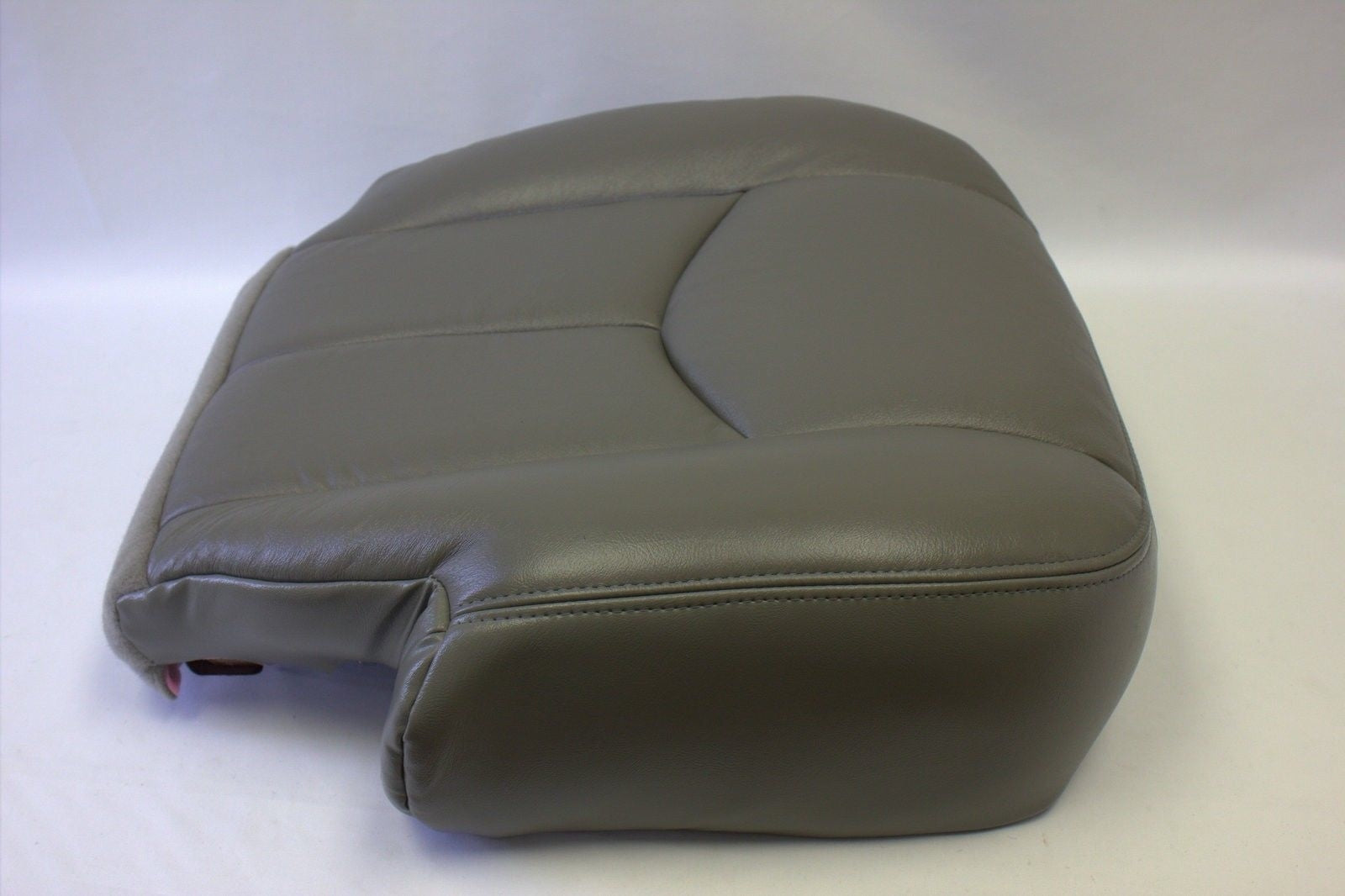 2003 2004 2005 2006 Chevy Silverado Passen Bottom Leather Seat Cover pewter gray