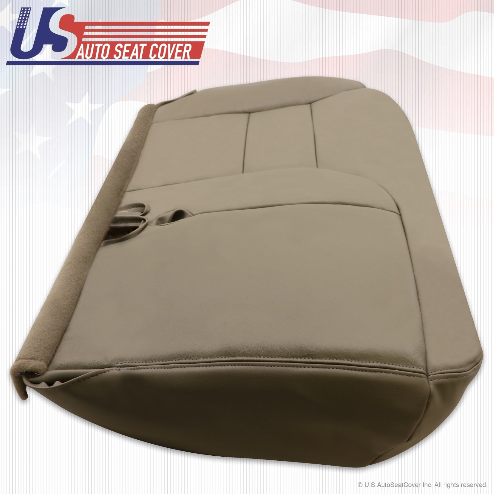 Chevy 1995 to 1999 K1500 K2500 Driver Bench Seat Cover "Tan" 60/40 configuration