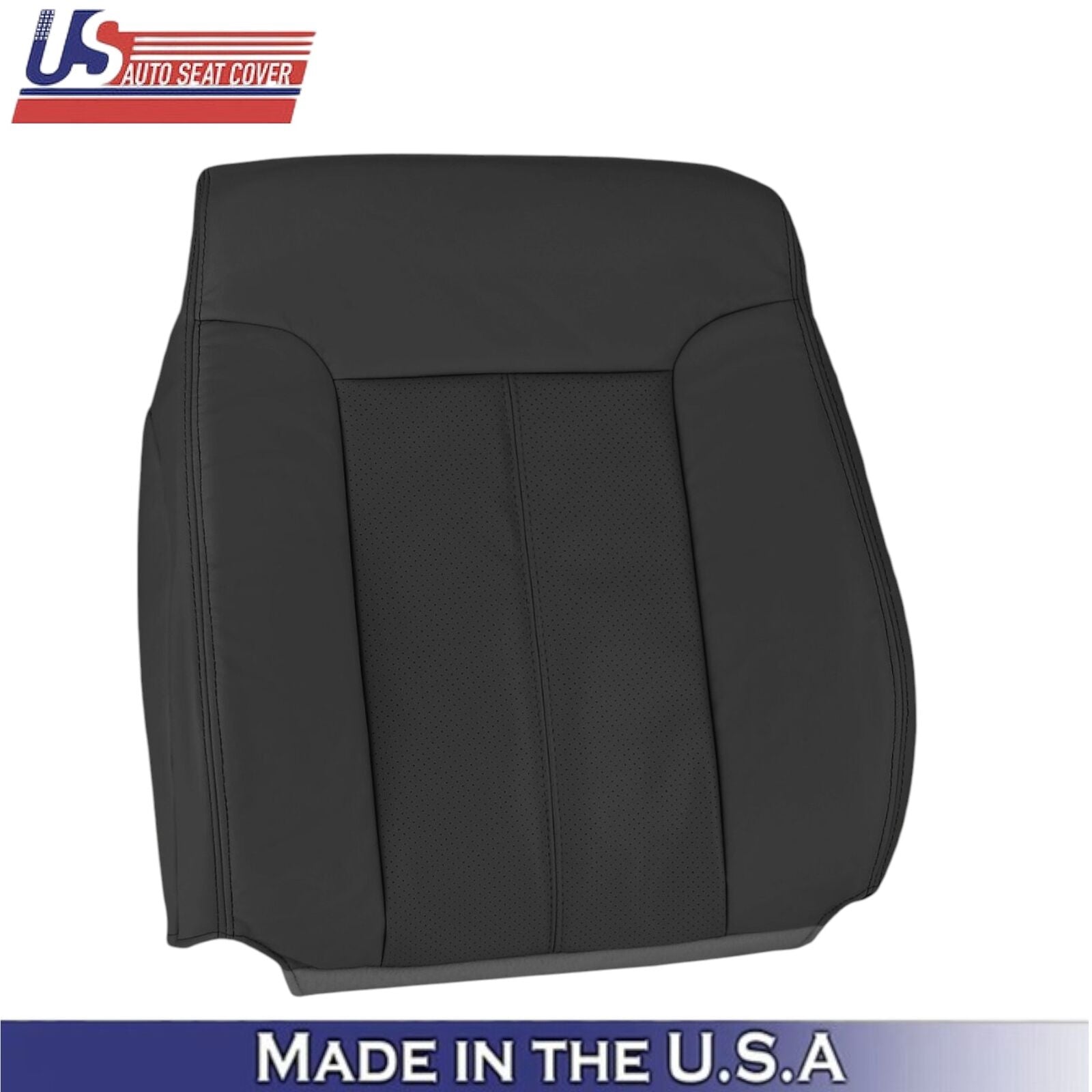 2011-2016 For Ford F250 F350 XL Leatherette Front Top Replacement Covers Black