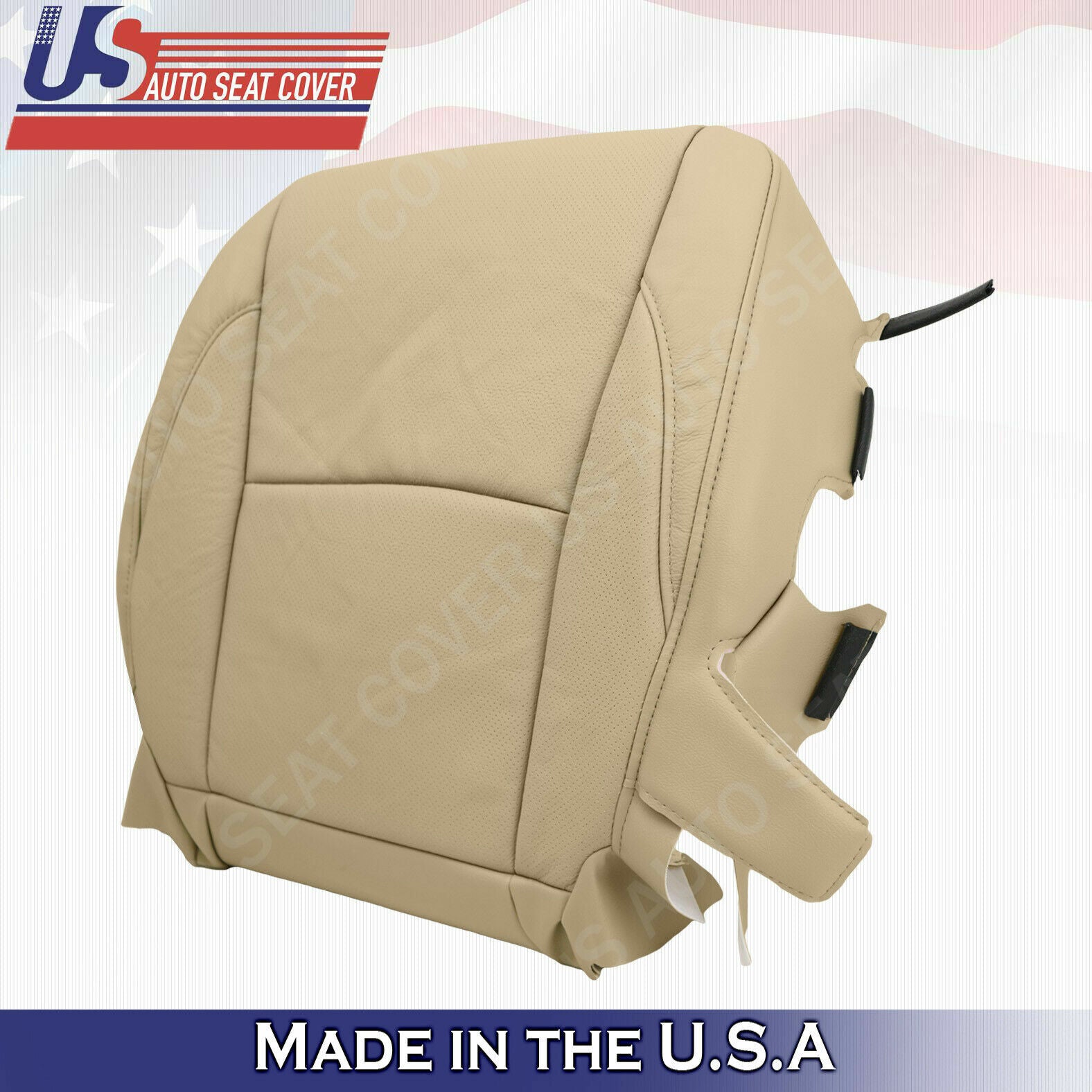 Fits For Lexus ES 2007 2008 2009 Driver Bottom Leather seat cover Tan Perforated