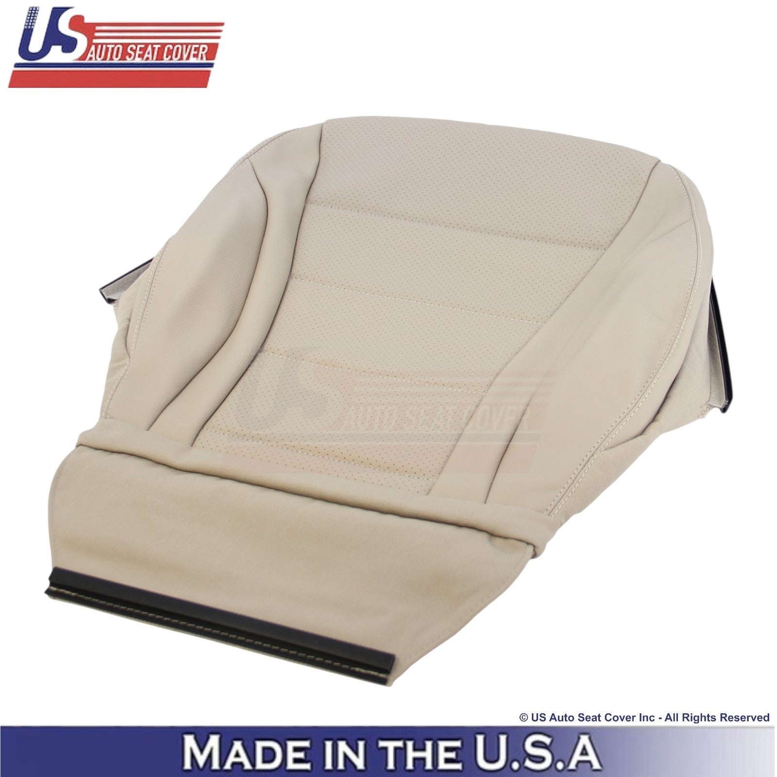 2016-2021 For Mercedes Benz GLC Class Leather Front Bottom Covers Silk Beige