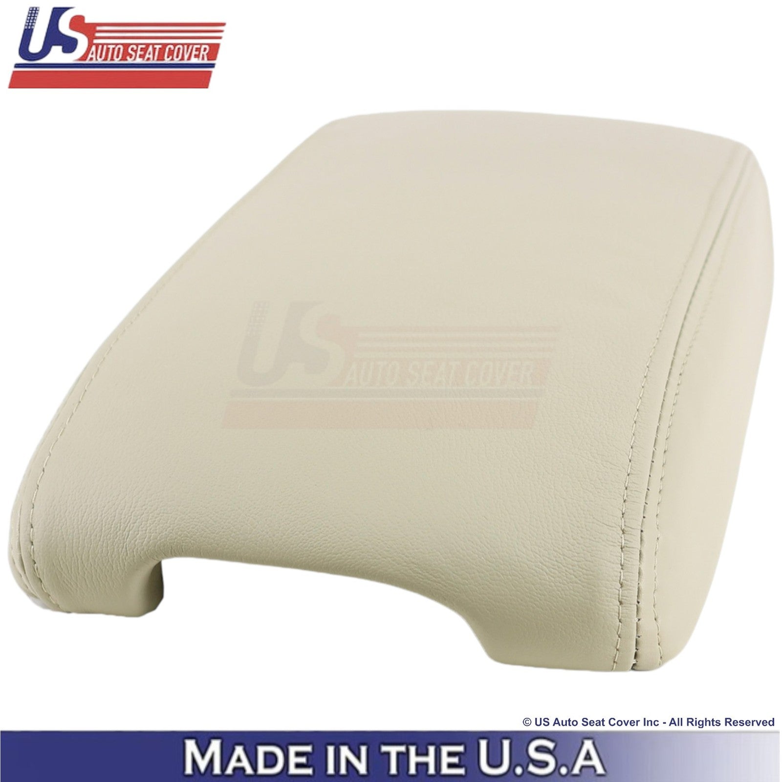 2004-2008 For Toyota Camry Solara Genuine Leather Center Console Lid Cover Ivory