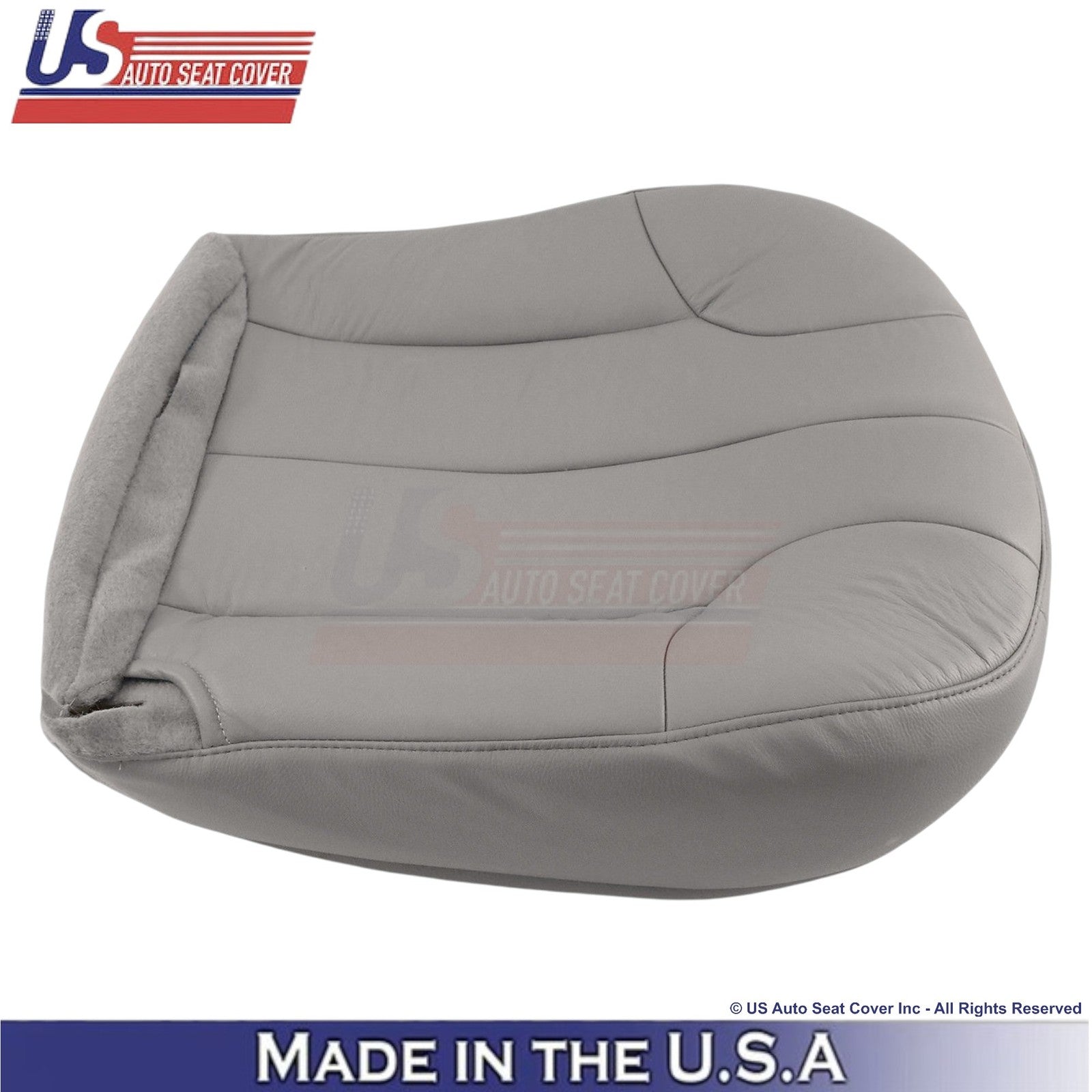 1999-2001 For Jeep Grand Cherokee Genuine Leather Driver Bottom Seat Cover Taupe