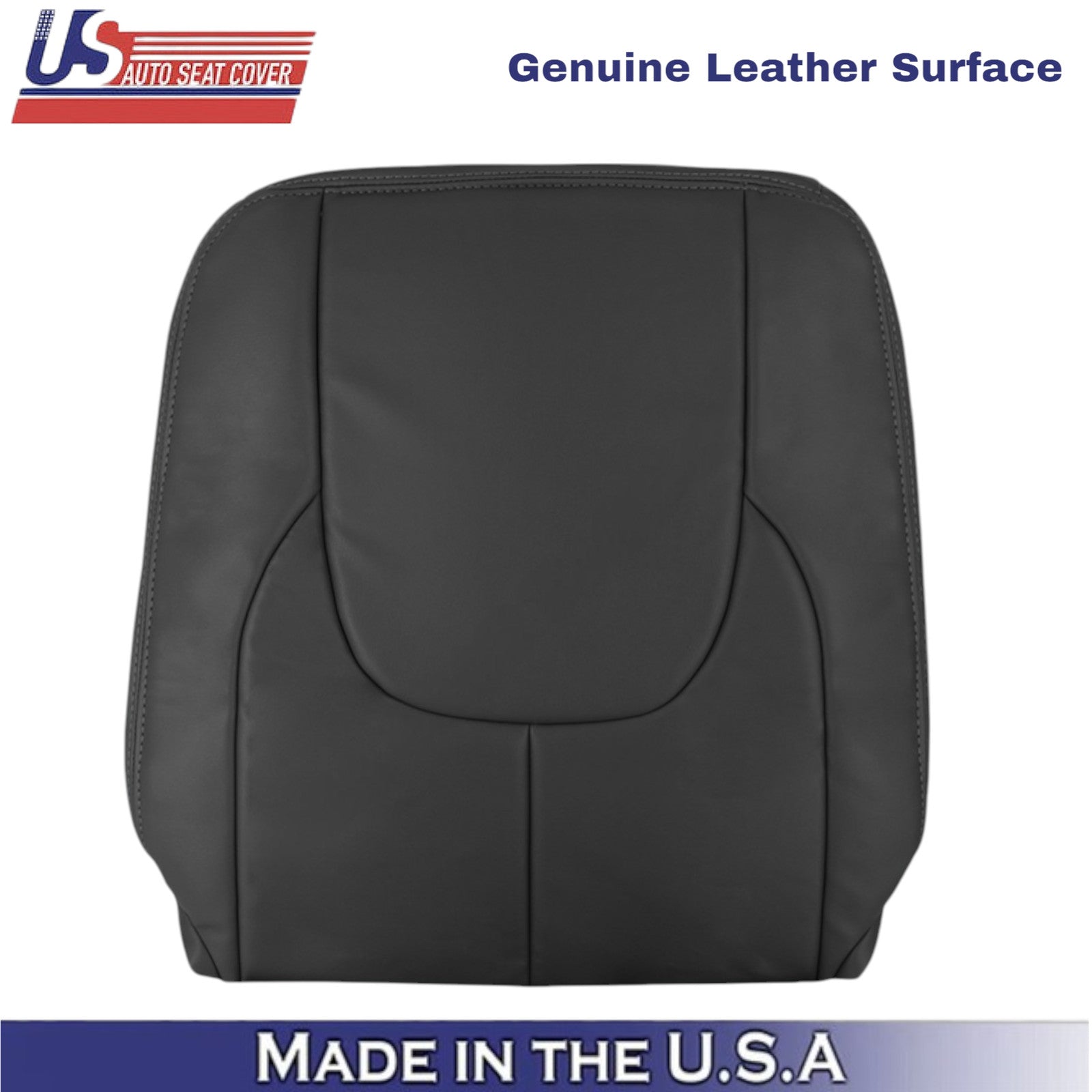 2002-2003 For Dodge Ram 1500 2500 Laramie Leather Front Top Covers Dark Slate