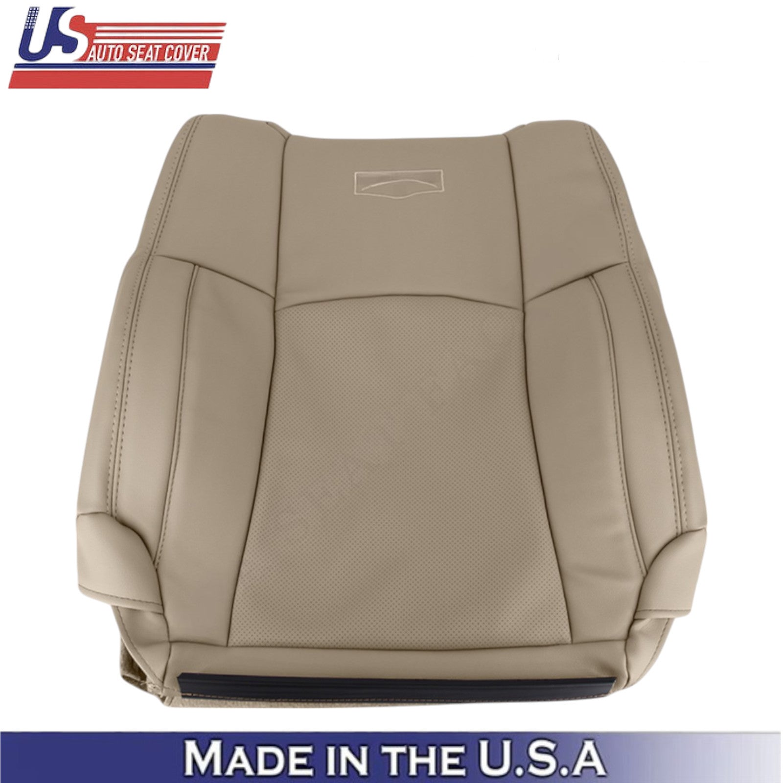 2009-2012 For Dodge Ram 1500 Laramie Genuine Leather Passenger Side Covers Tan