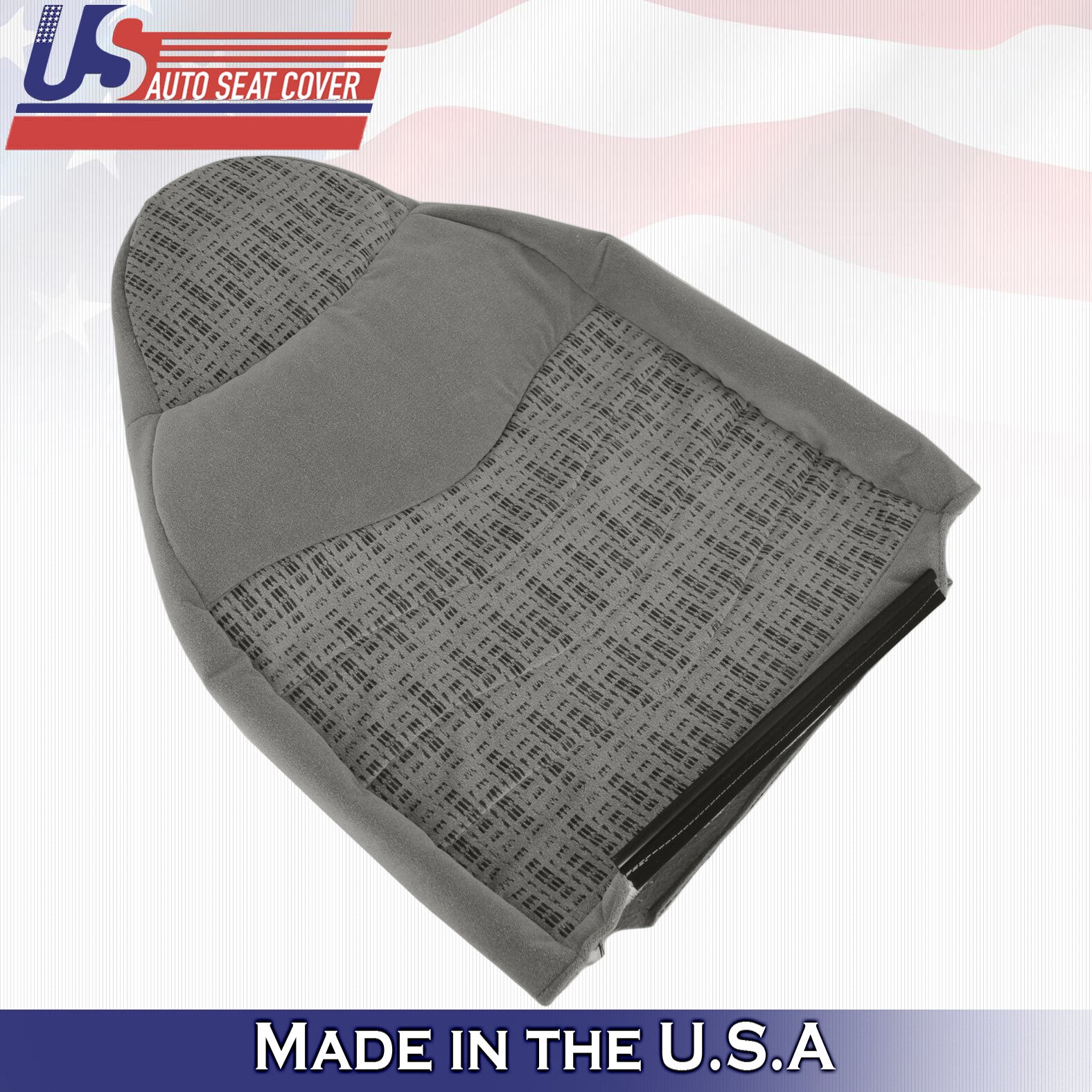 1999 For Ford F250 F350 F450 F550 XLT 2x Top & 2x Bottom Cloth Seat Covers Gray