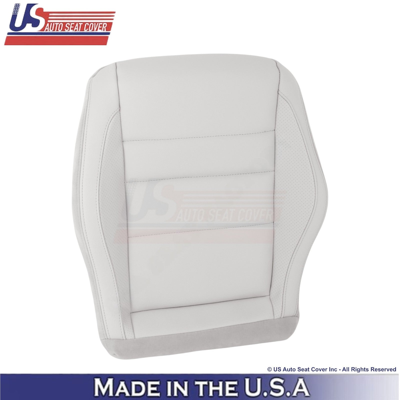 2010-2017 For Mercedes Benz E350 Coupe Leatherette Perf Front Bottom Covers Gray