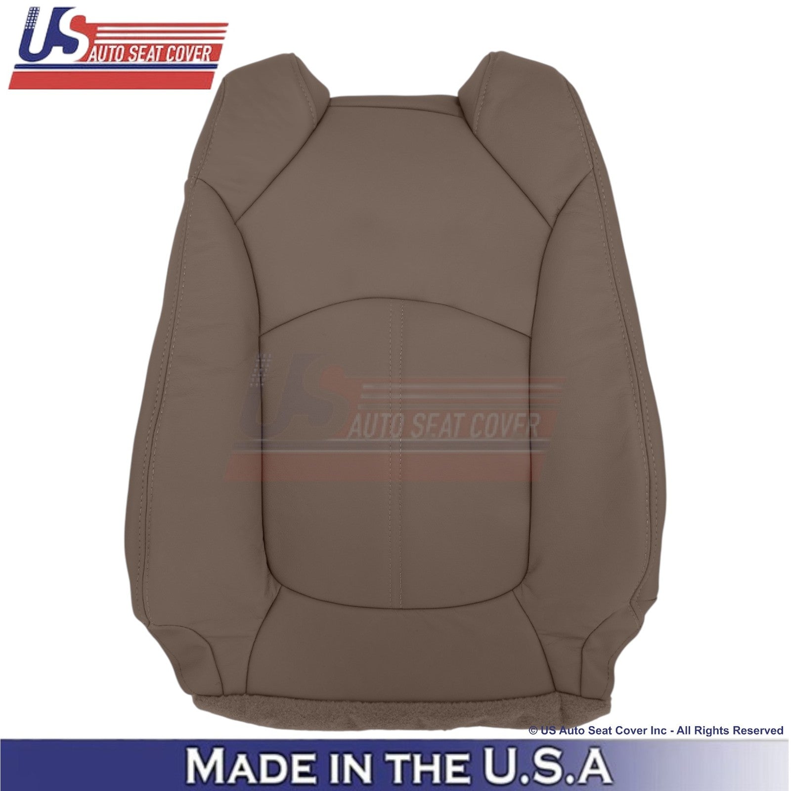 2013-2016 Fits GMC Acadia Leatherette Front Top Replacement Covers Dark Cashmere