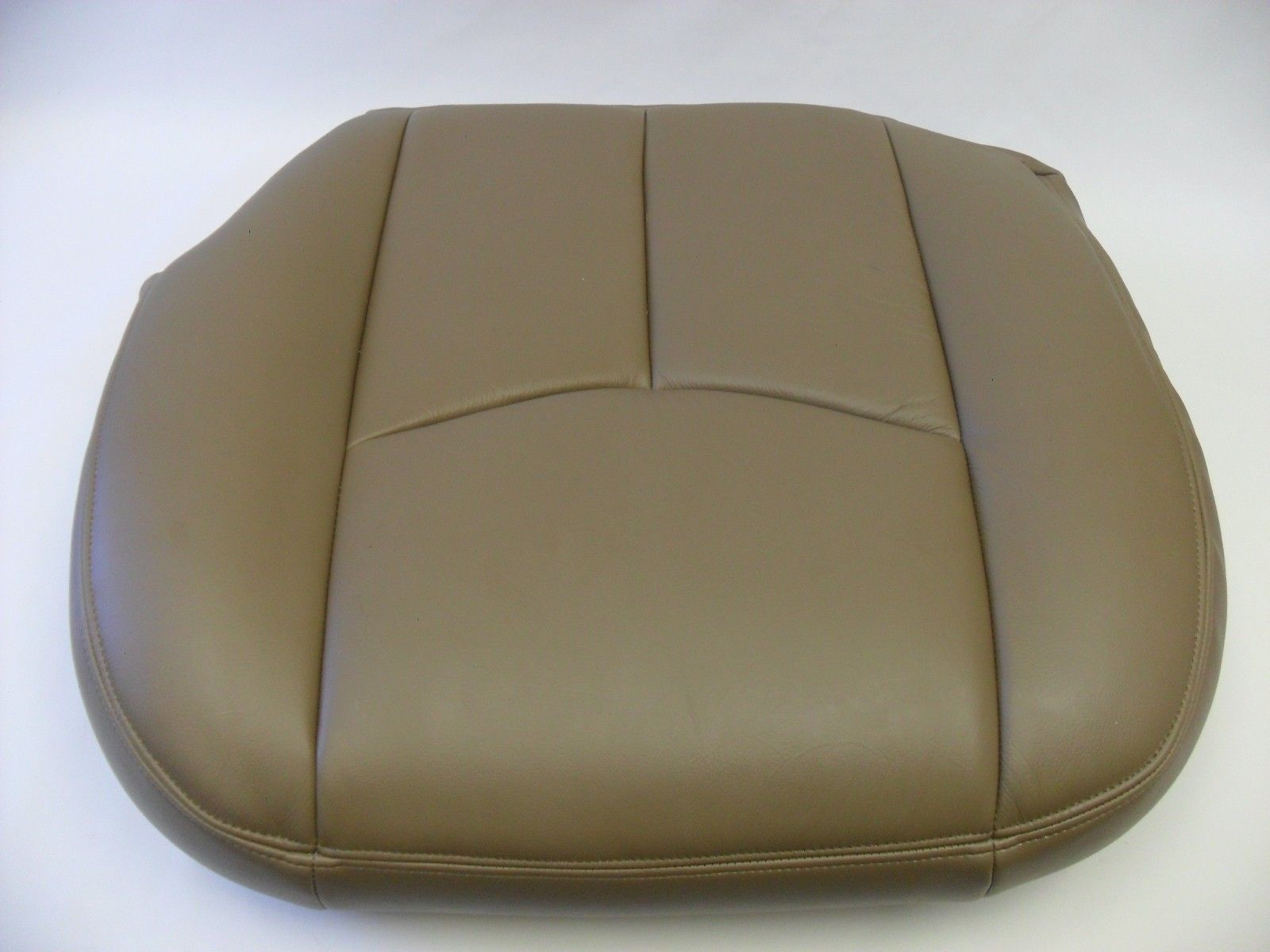 2003-2006 GMC Sierra Driver Bottom Vinyl Seat Cover Plus Foam Cushion in Med Tan