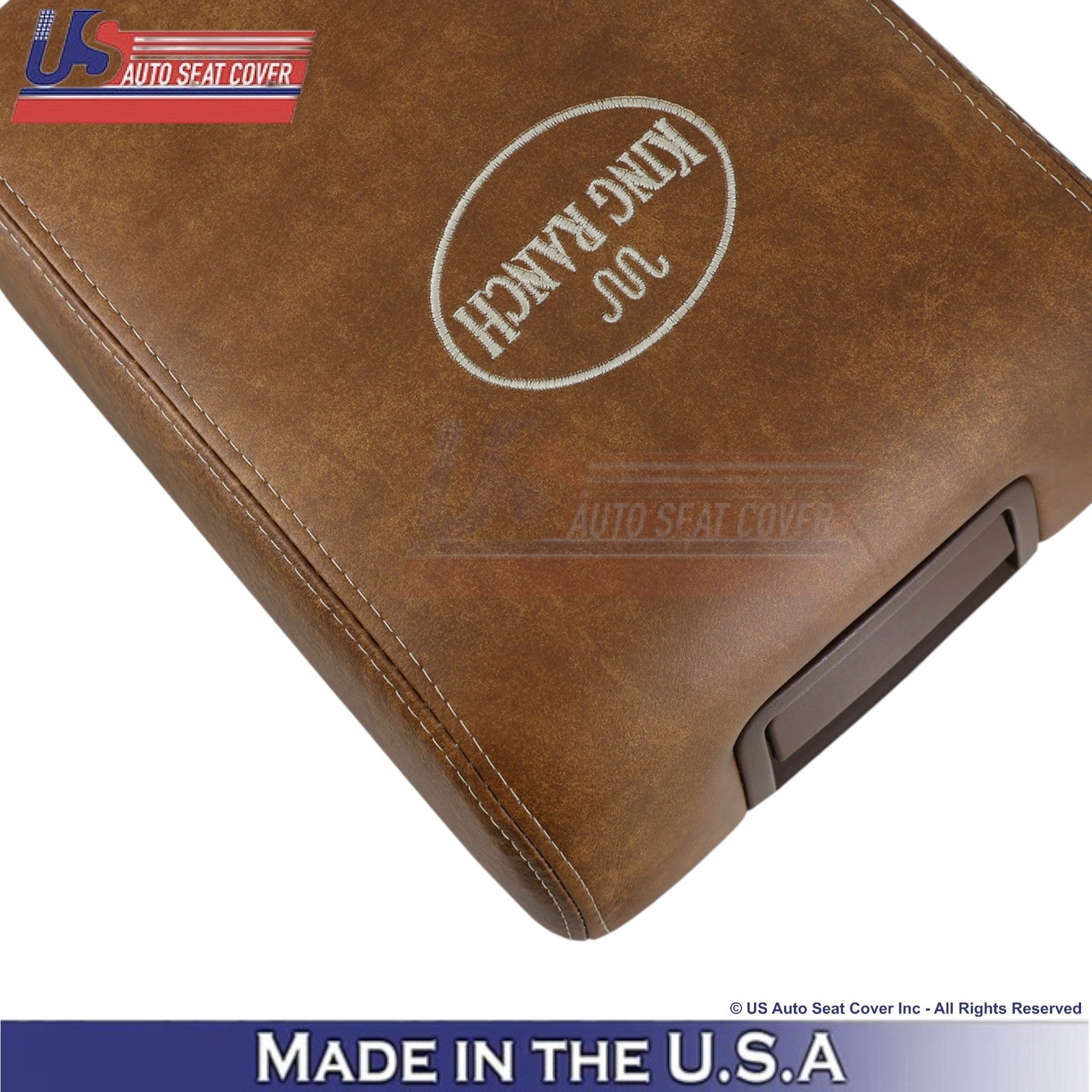 2004-2008 Ford F-150 King Ranch Genuine Leather Center Console Lid Cover