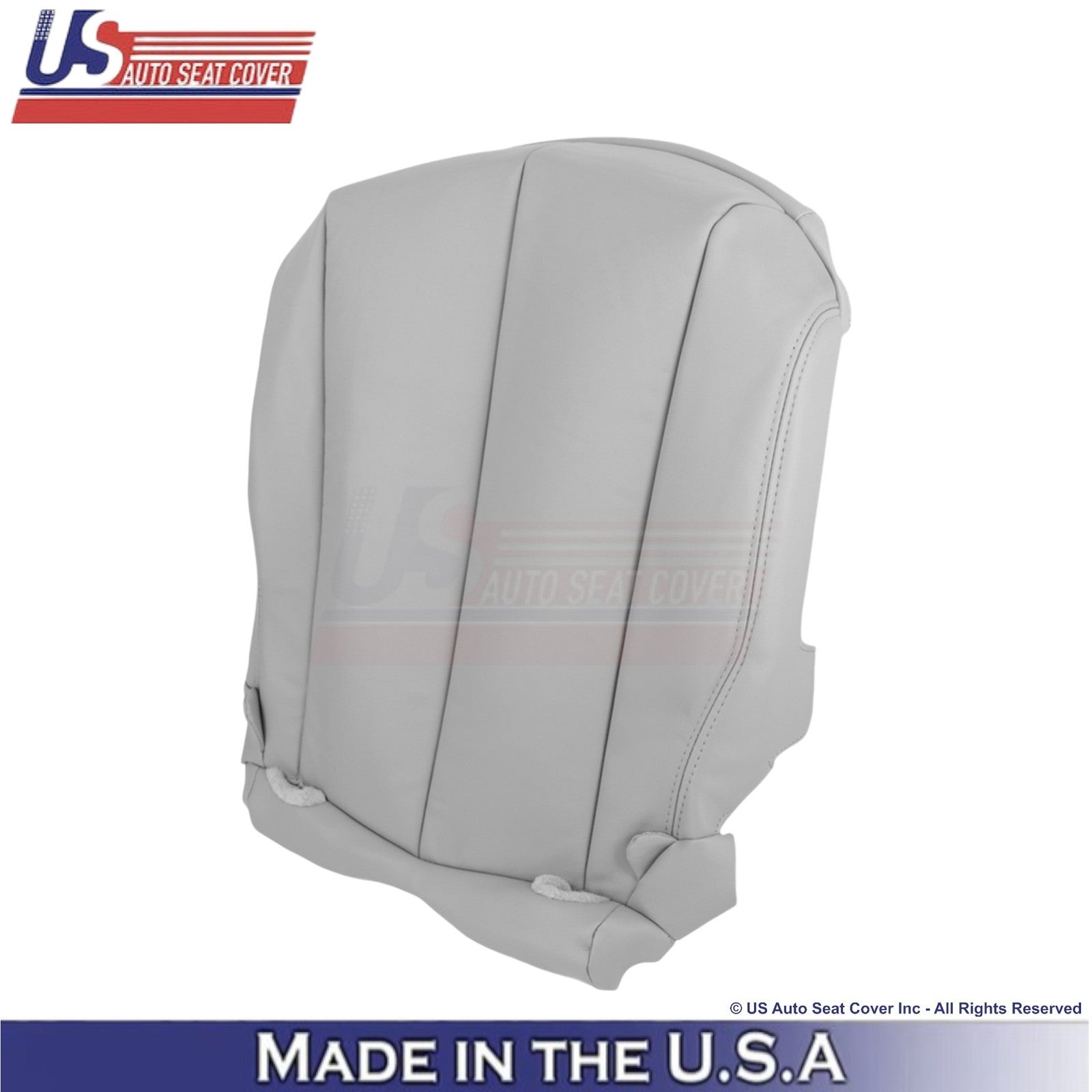 2011-2014 For Toyota Sienna Genuine Leather 2nd Row Bottom Seat Covers Lt. Gray