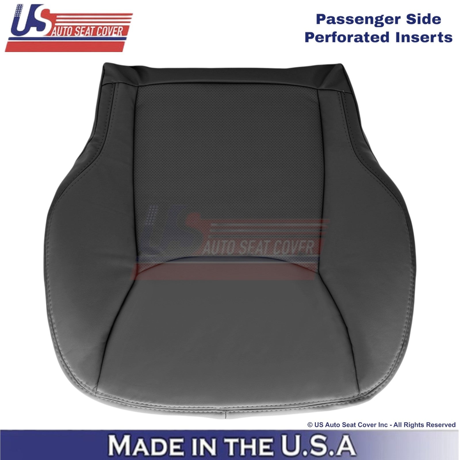 2000-2006 For Mercedes-Benz S Leather Half Perf. Passenger Bottom Cover Charcoal