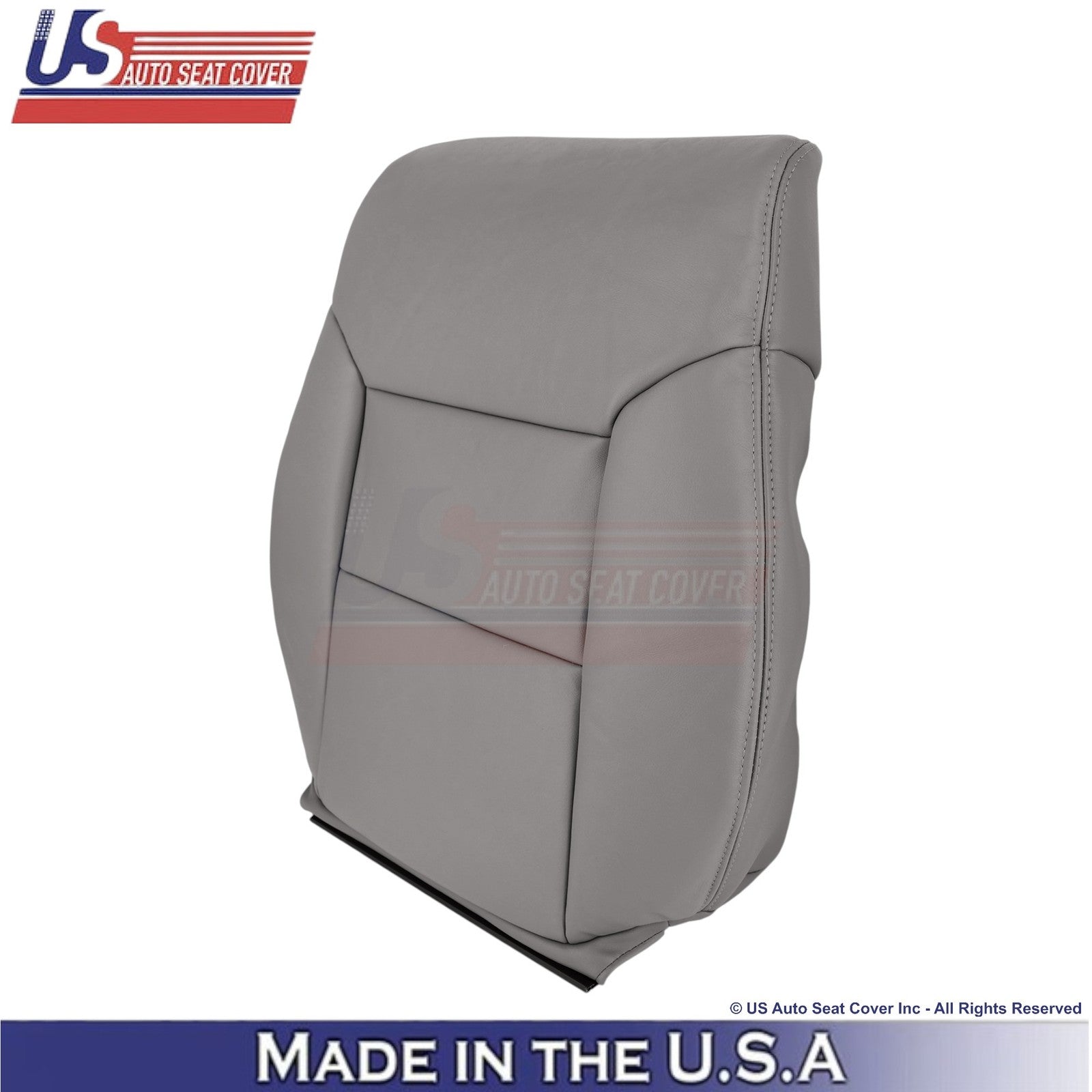 1998-2003 For Toyota Sienna Genuine Leather Front Top Replacement Covers Gray