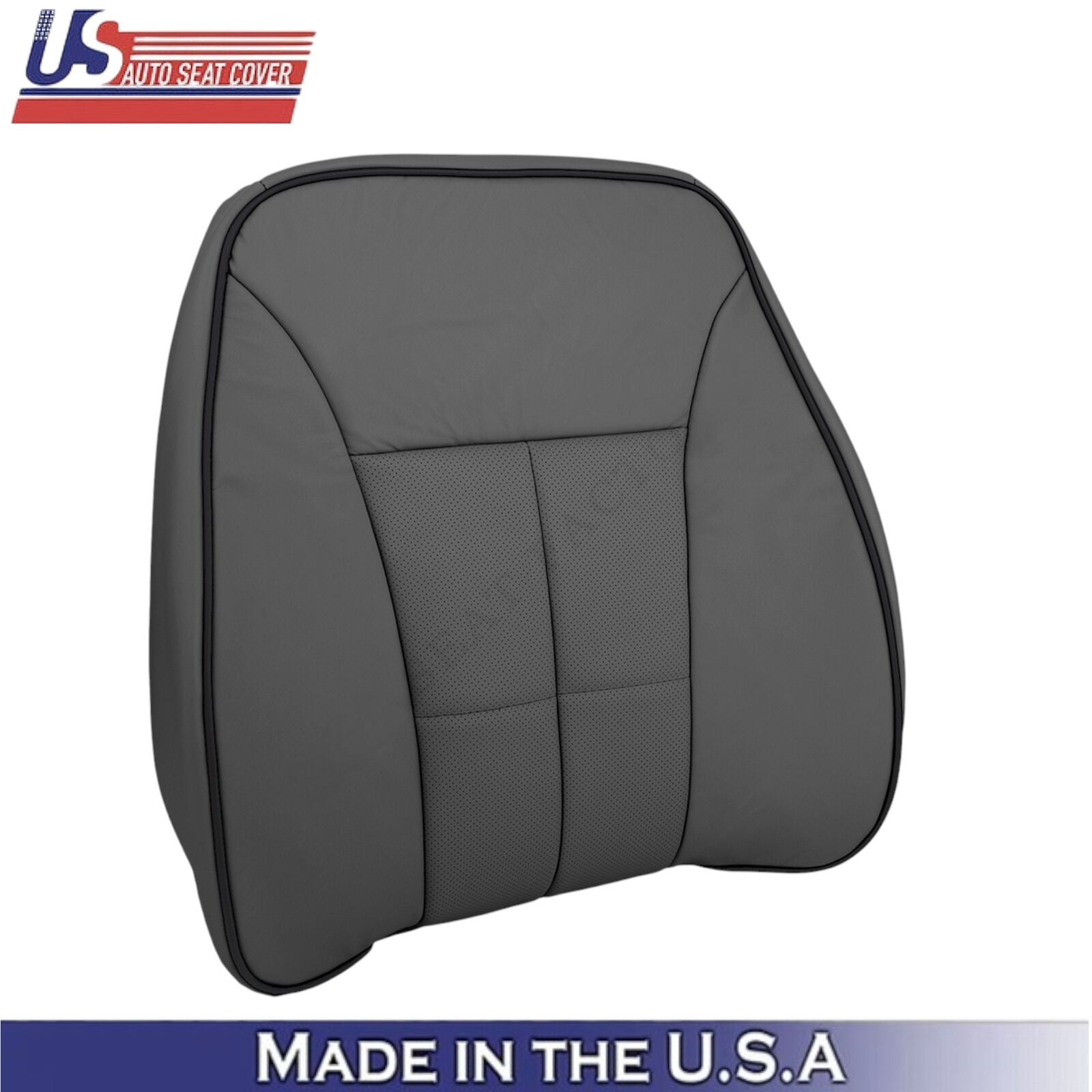 2007-2010 For Lincoln MKX Genuine Leather Passenger Top Cover Charcoal Black