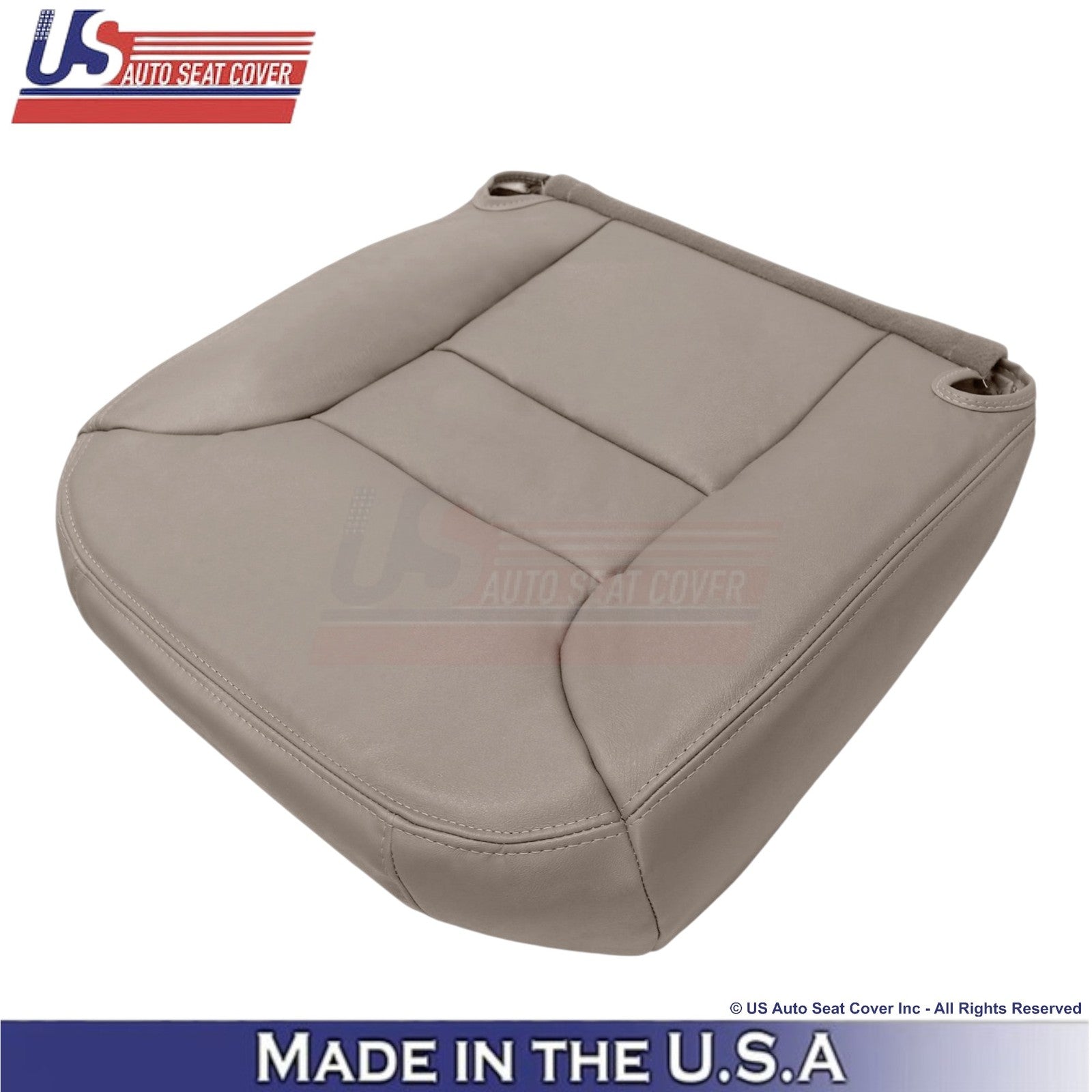 1995-1999 For Chevy Suburban Genuine Leather Driver Side Seat Covers Med Neutral