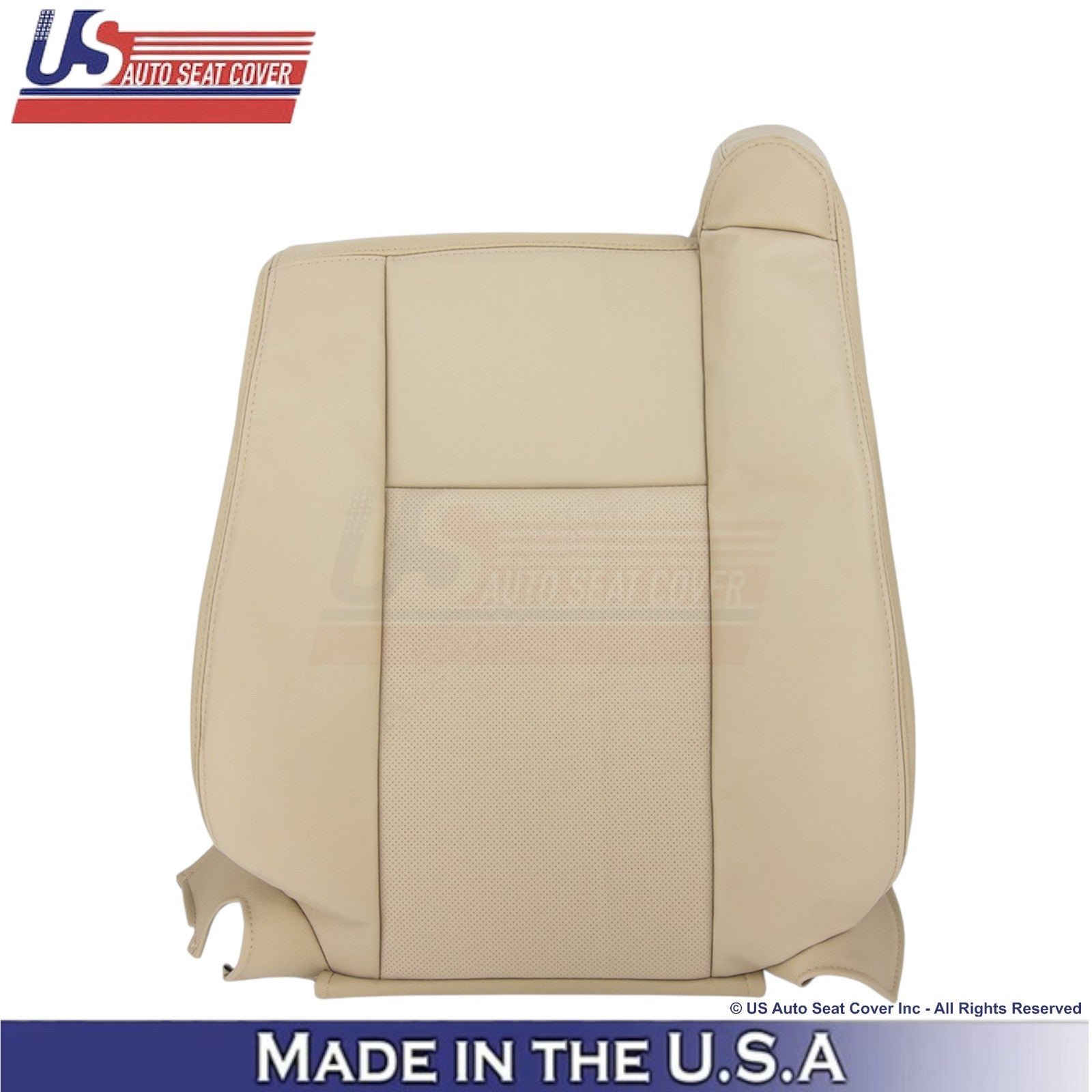 2003-2007 Fits Cadillac CTS Leather Front OEM Replacement Seat Covers Tan
