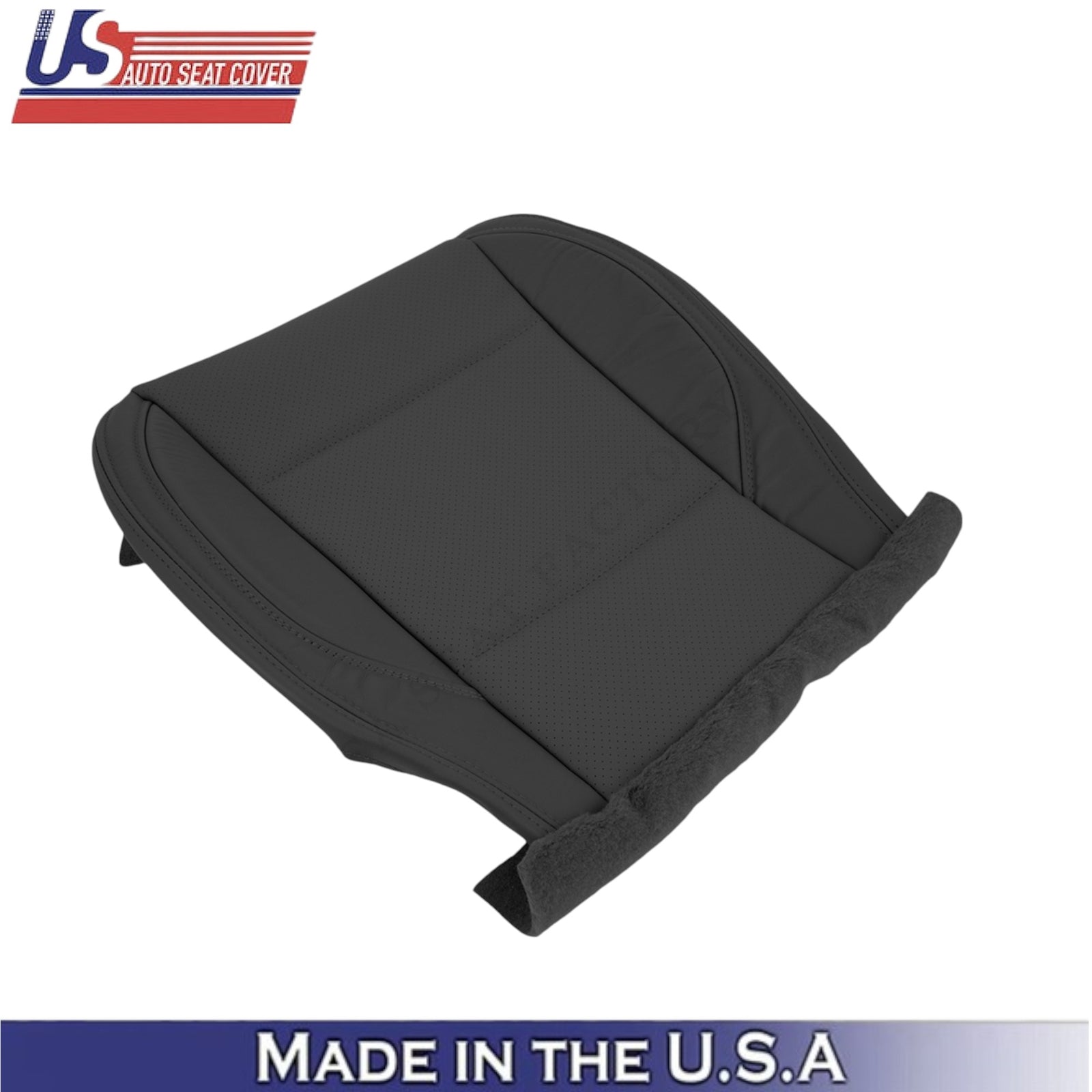 2018-2019 For Subaru Outback Genuine Leather Driver Bottom Seat Cover Black