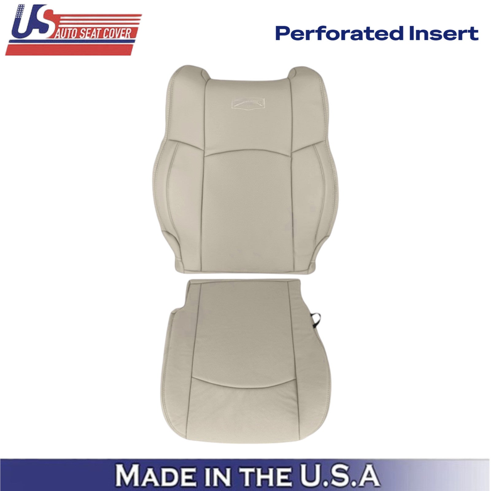 2013-2018 For Dodge Ram 2500 Laramie Genuine Leather Driver Side Seat Covers Tan
