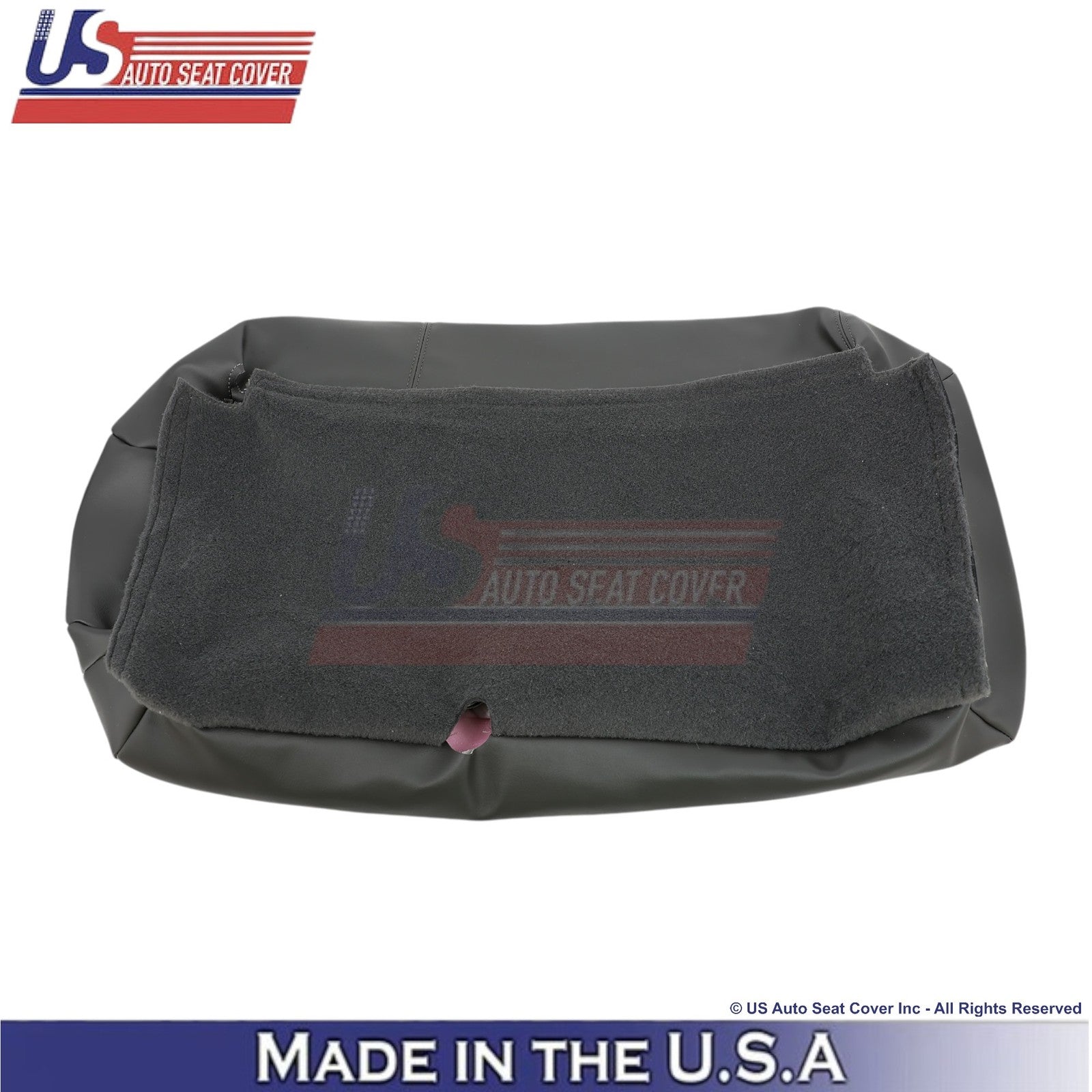 1999-2000 For Chevy Tahoe-Silverado Genuine Leather Rear Bench Covers 2Tone Gray