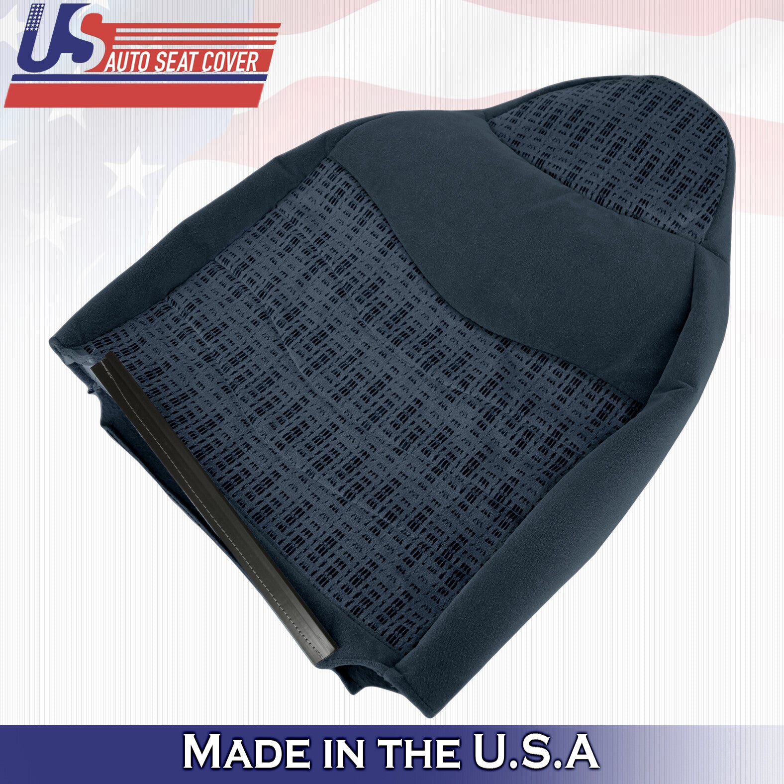 1999 For Ford F250 F350 F450 F550 XLT 2x Top & 2x Bottom Cloth Seat Covers Blue