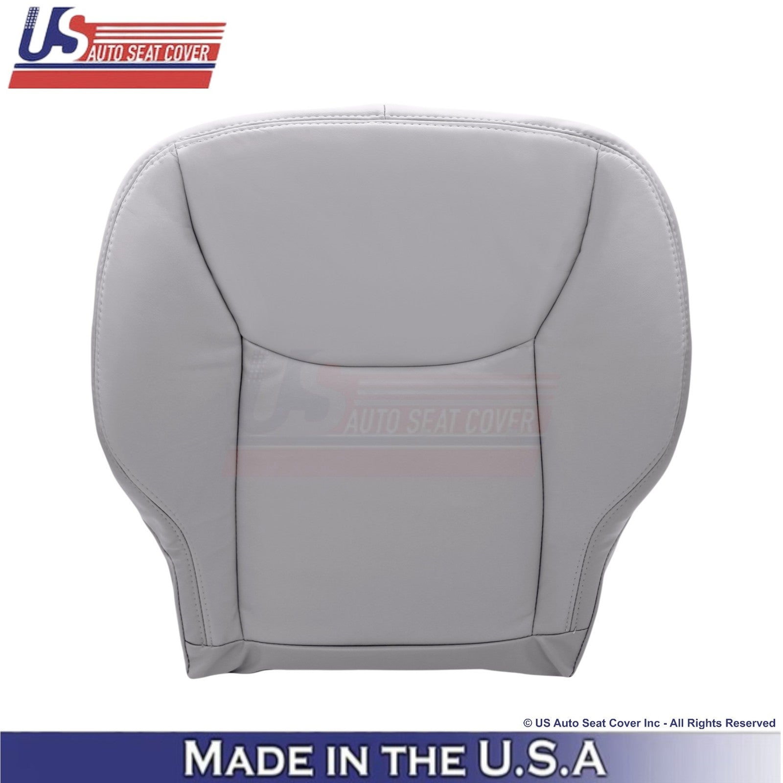 1999-2006 Fits Mercedes-Benz S-Class Leatherette Bottom Seat Covers Ash Gray