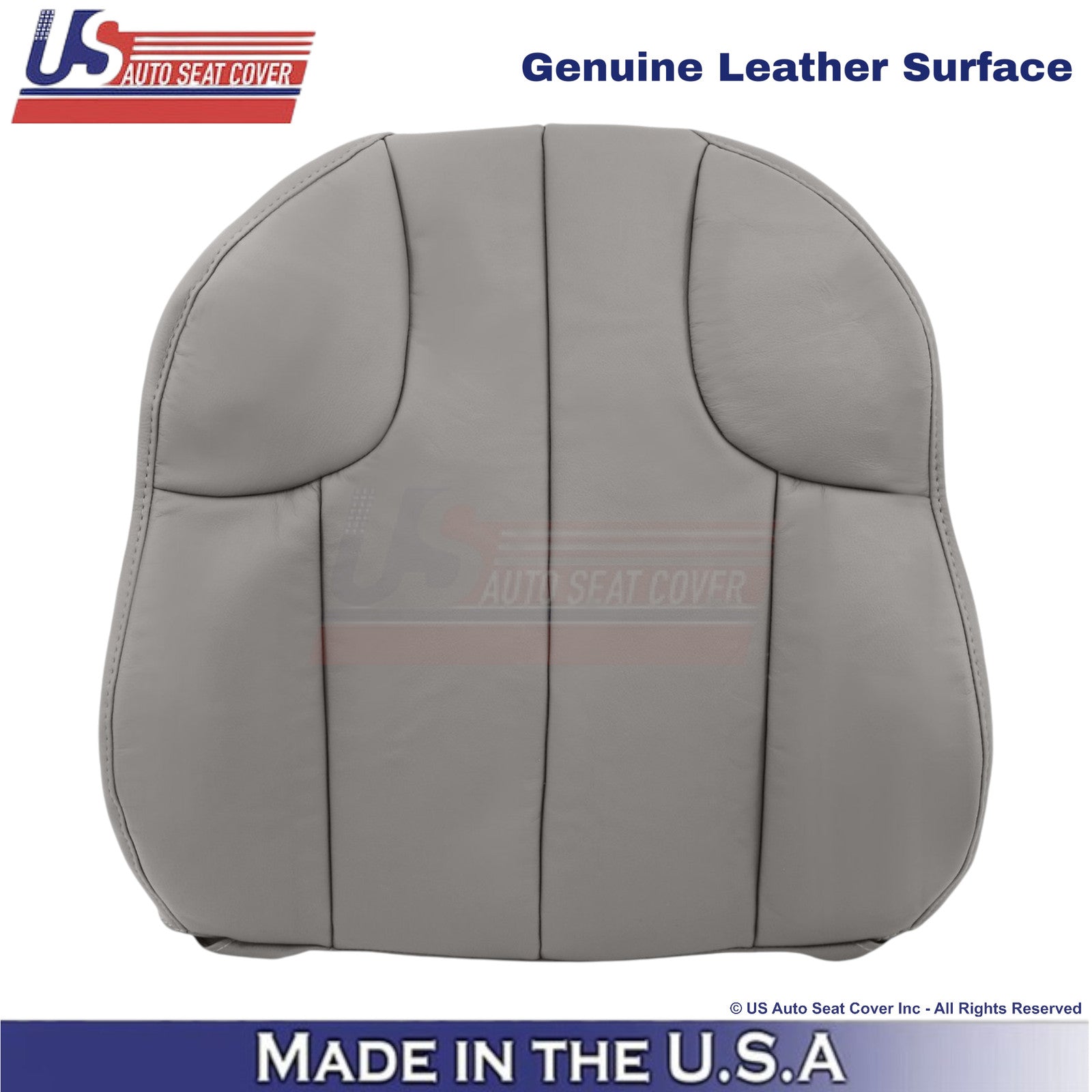 1999-2001 For Jeep Grand Cherokee Genuine Leather Driver Top Seat Cover Taupe