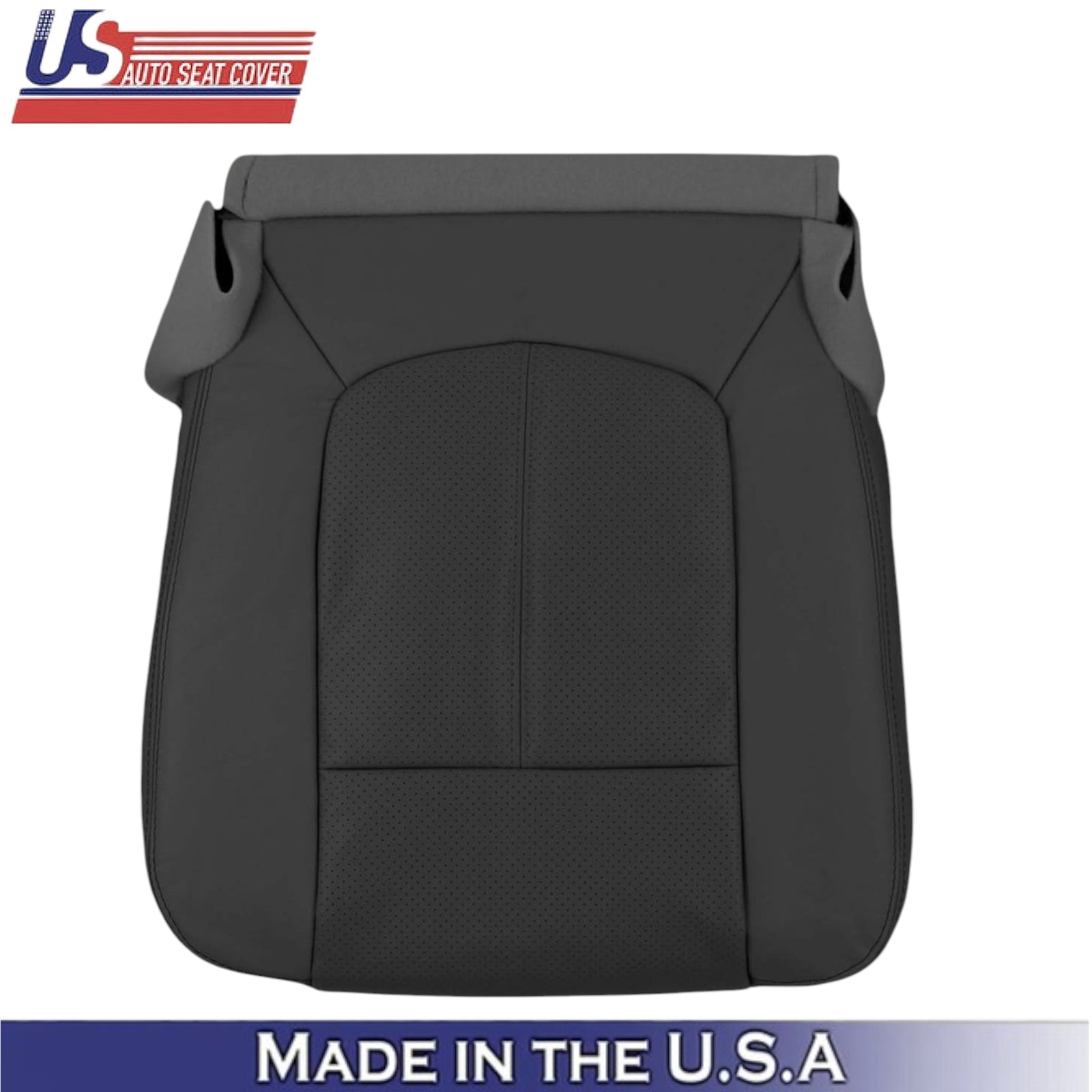 2011-2016 For Ford F250 F350 XL Leatherette Front Replacement Seat Covers Black