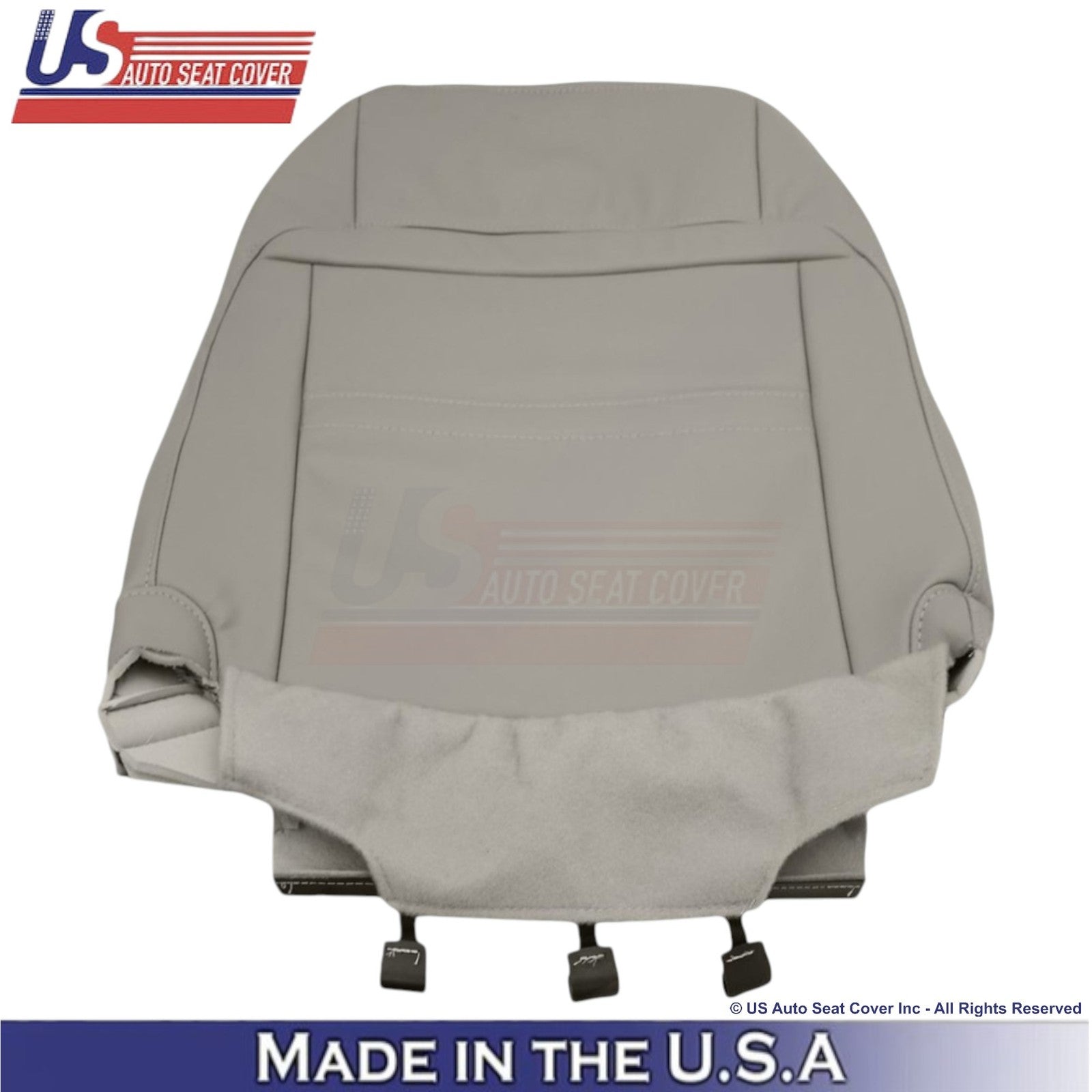 2011-2015 For Ford Explorer Limited Leatherette Perf Passenger Top Covers Gray