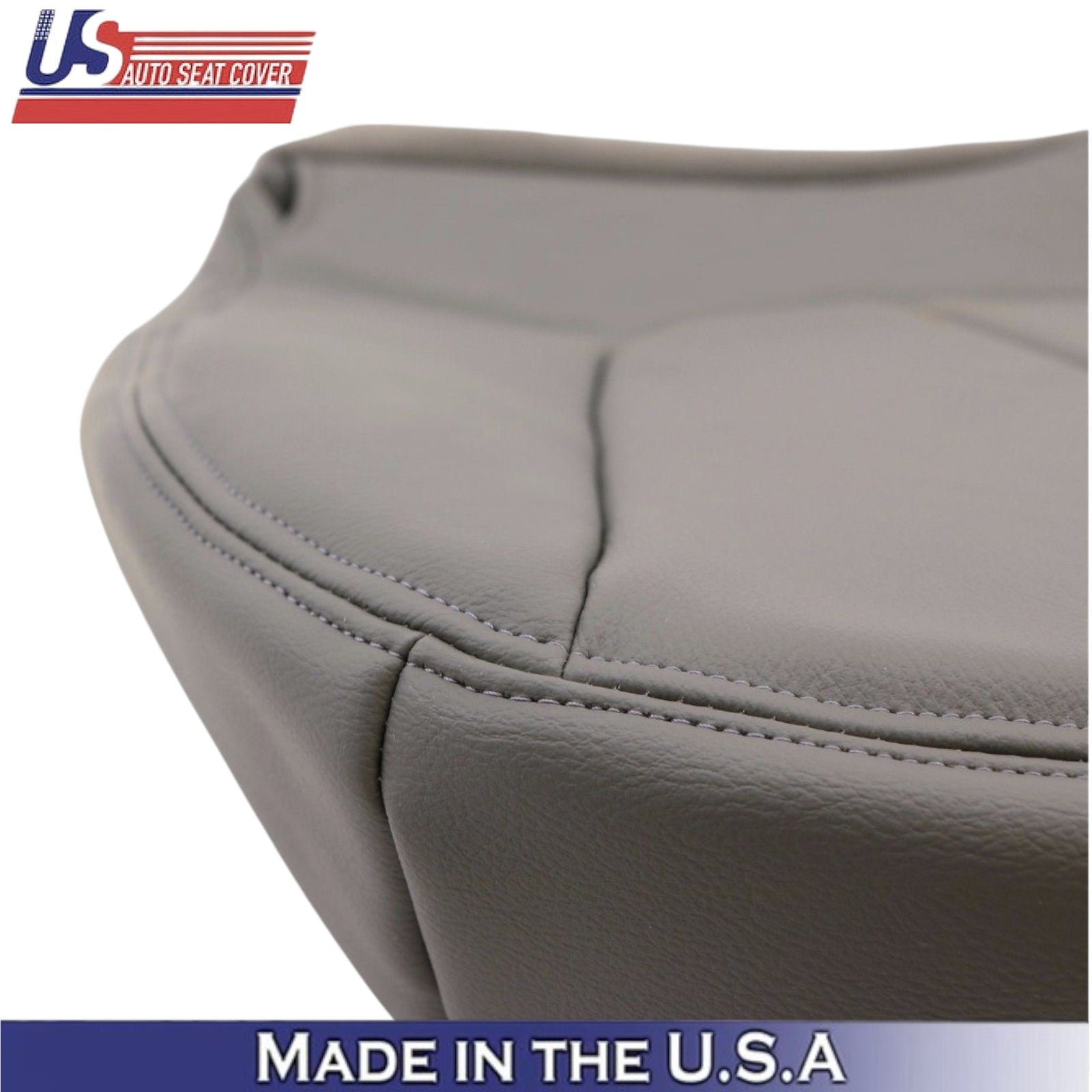 1997-2002 For Ford Expedition XLT EddieBauer Leather Passenger Bottom Cover Gray