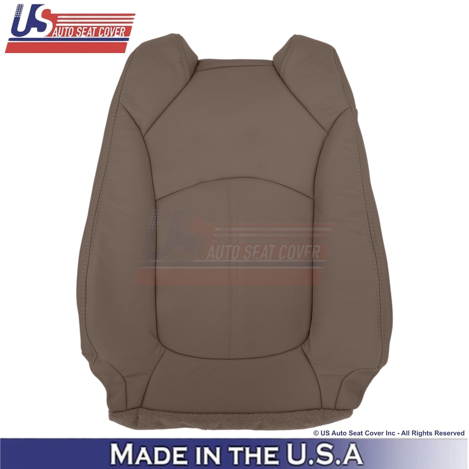 2013-2016 Fits GMC Acadia Leatherette Front Top Replacement Covers Dark Cashmere