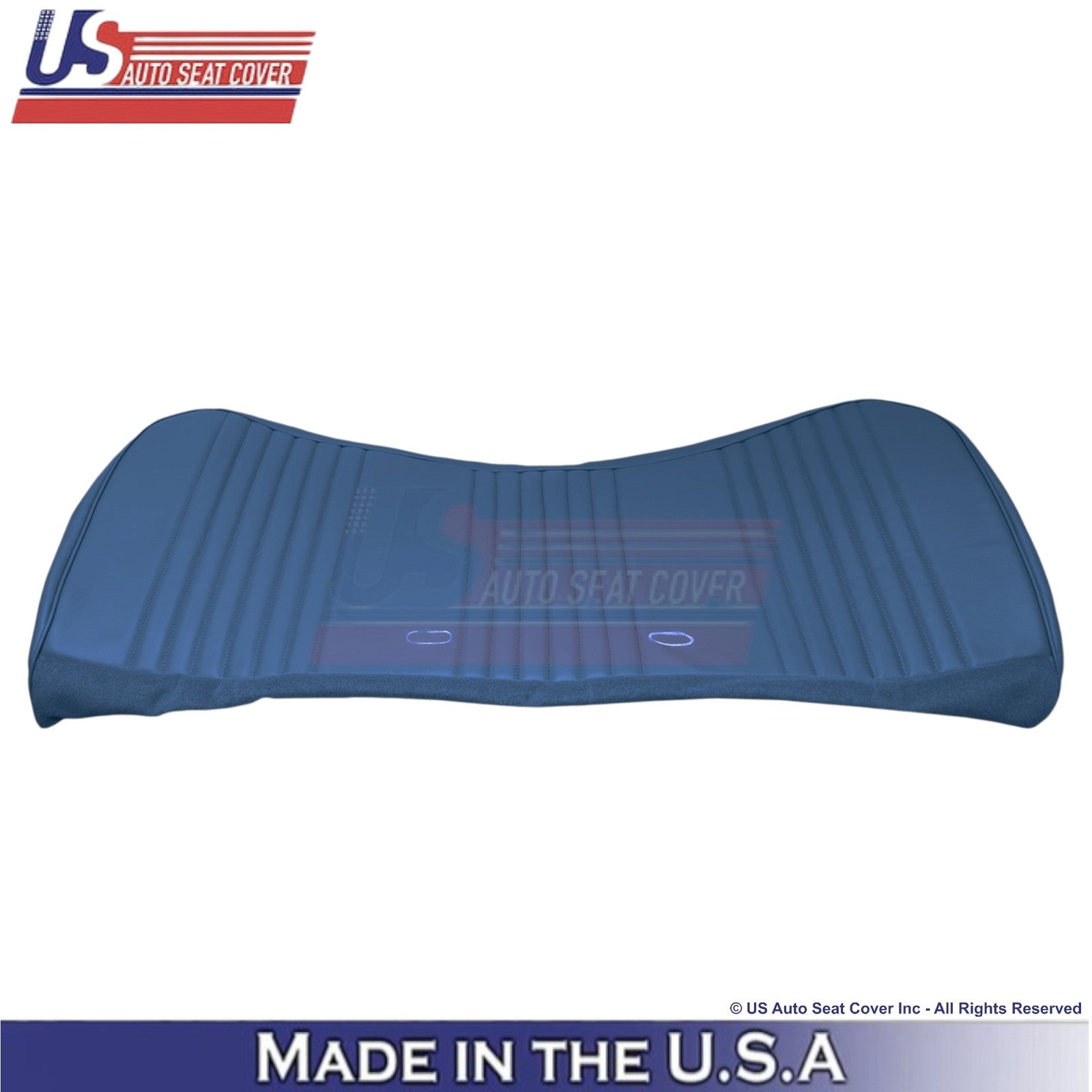 1987-1997 Fits Ford F150 Leatherette Bench Bottom Replacement Cover Blue Navy
