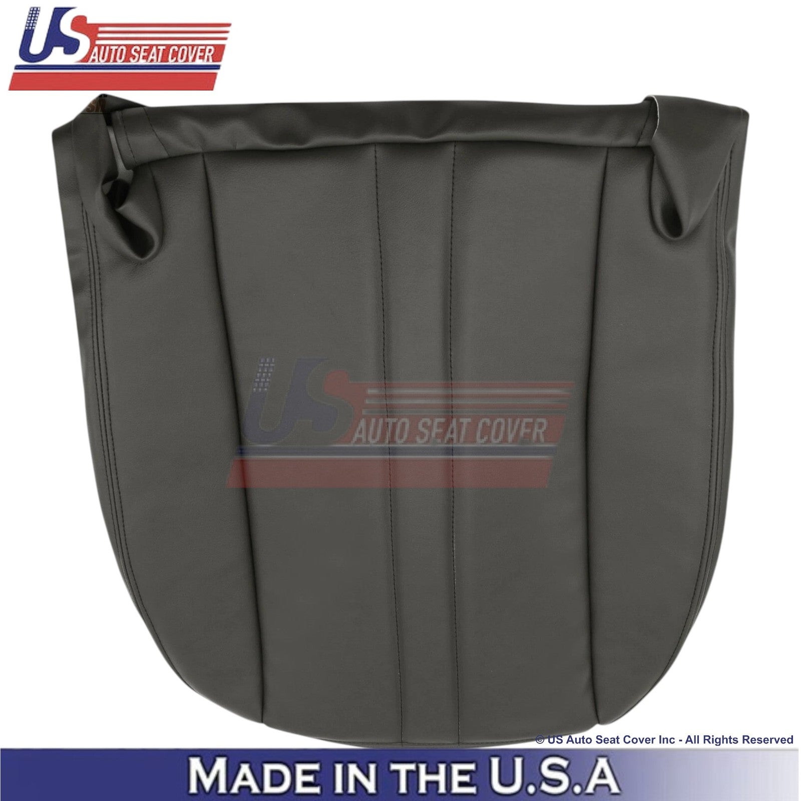 2003-2009 Fits Chevrolet Kodiak Bottom Leatherette Seat Covers Dark Pewter