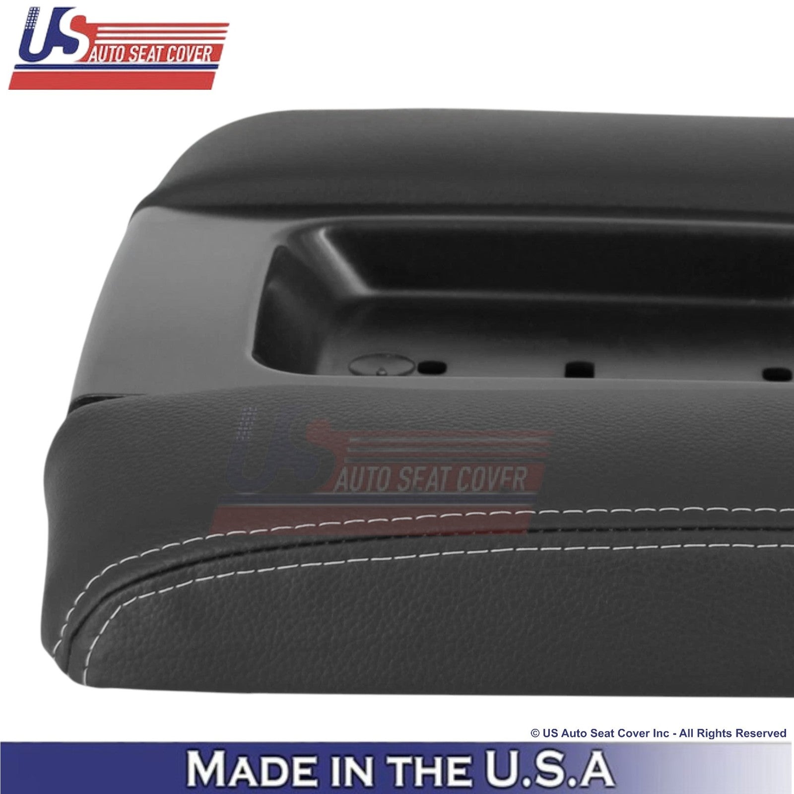 2015-2020 Fits Chevy Suburban Leatherette Center Console Lid Cover Jet Black