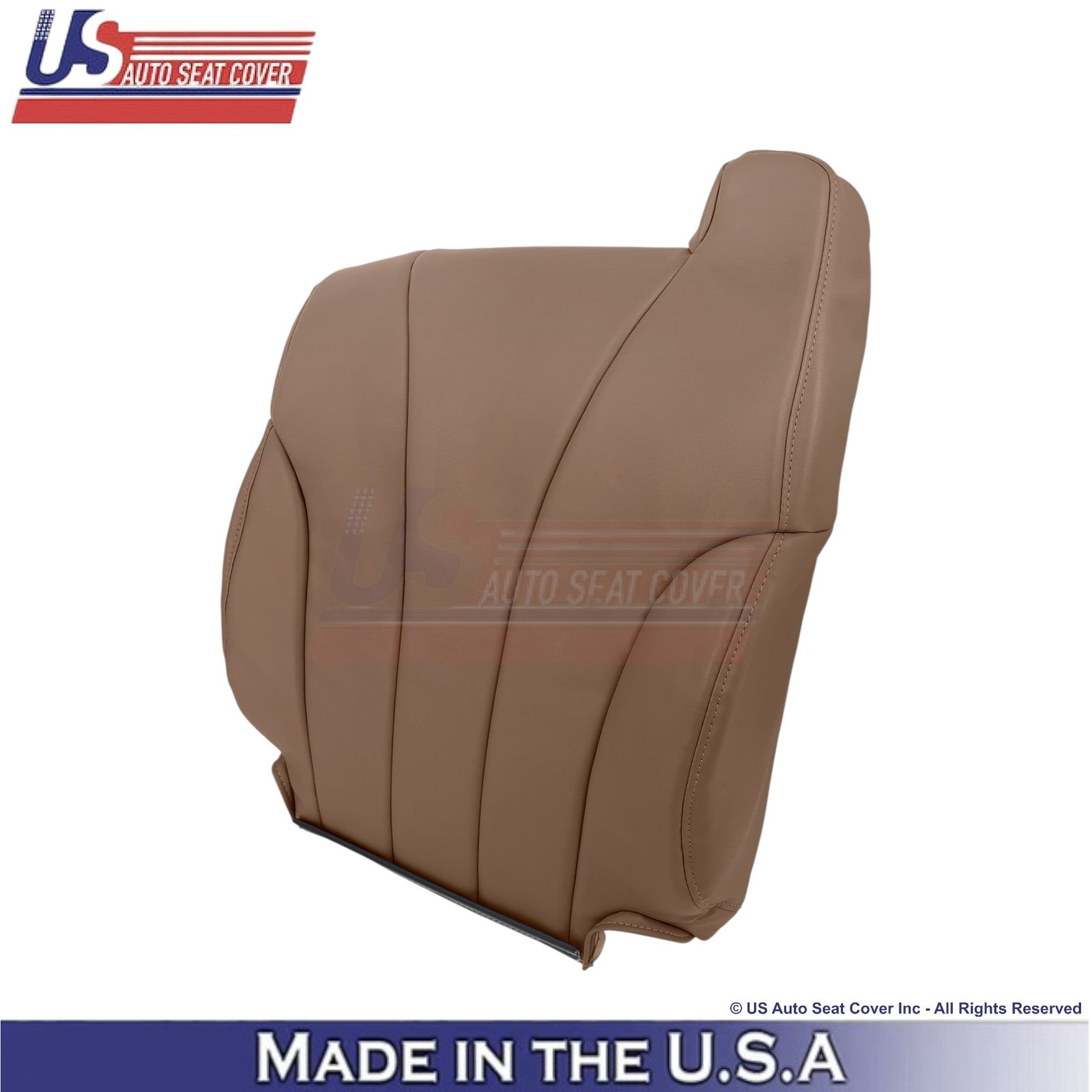1999-2000 For Chevy Silverado W/T Leatherette Driver Top Cover Medium Dark Oak